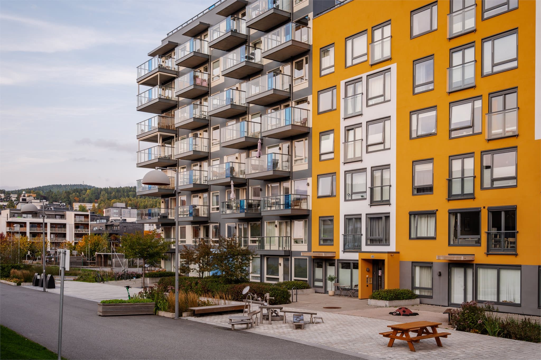 Fiolen borettslag består av 92 boliger.