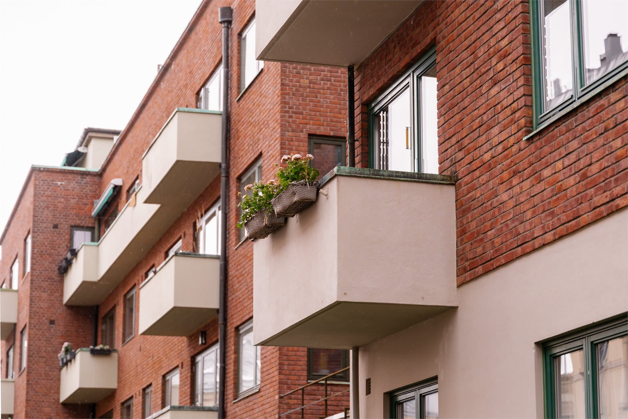 Boligen ligger i byggets 2.etg.