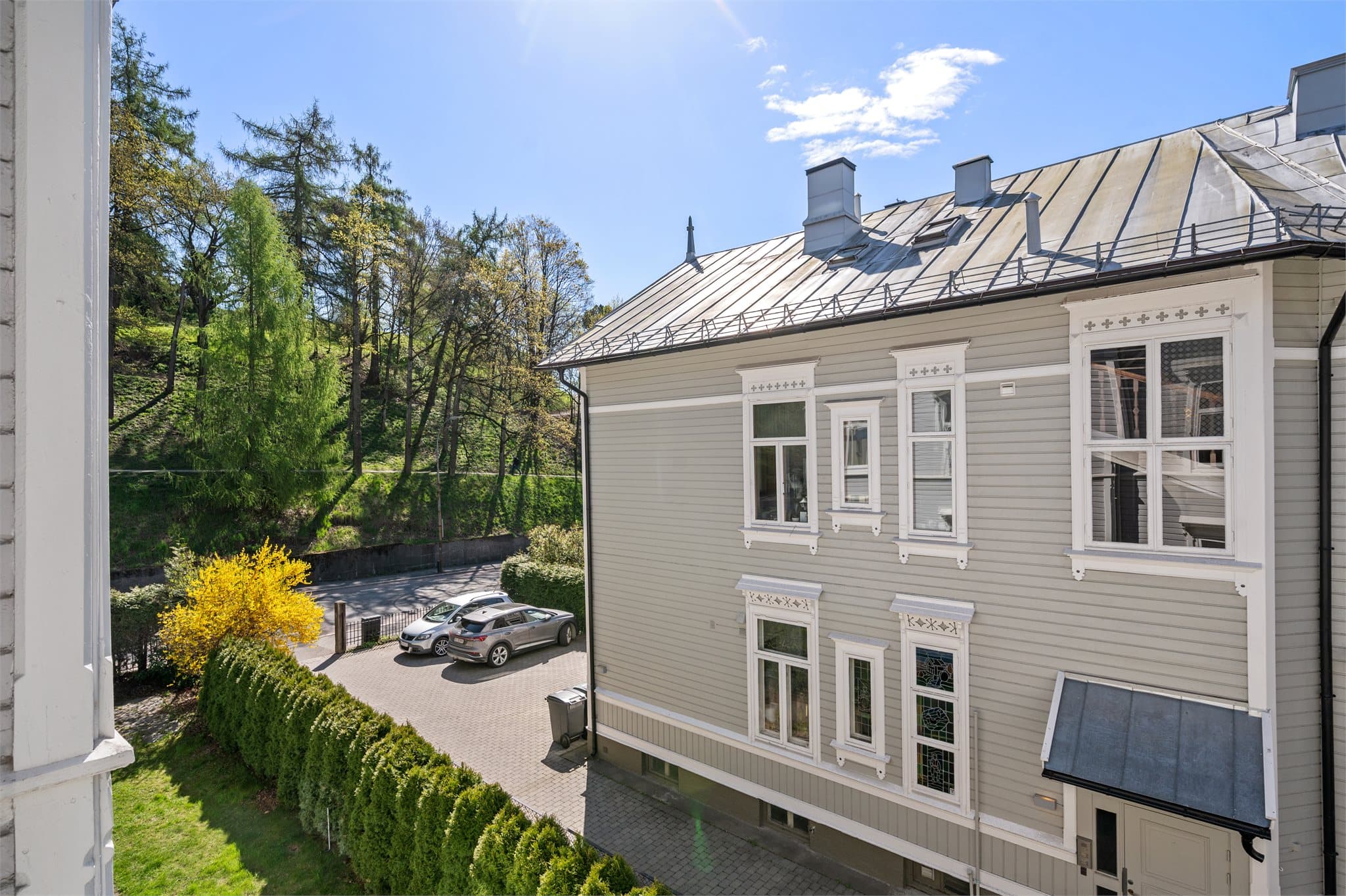 Utsyn mot nærmijø.