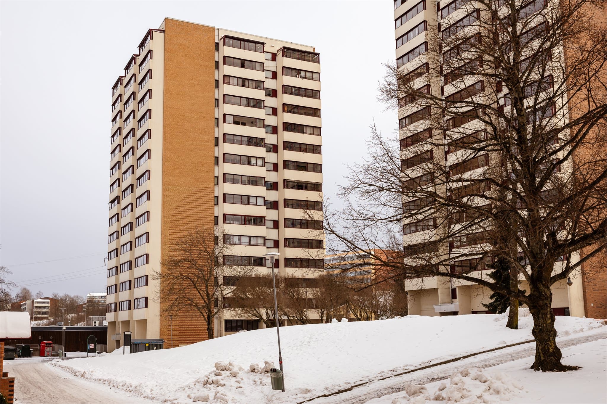 Leiligheten ligger i 10. etasje