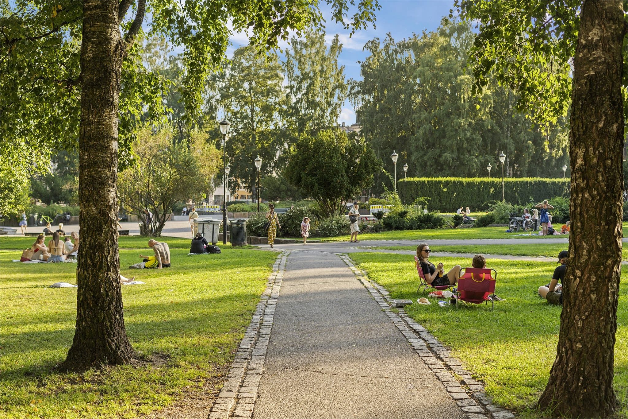 Flotte parker finnes også rett i nærheten