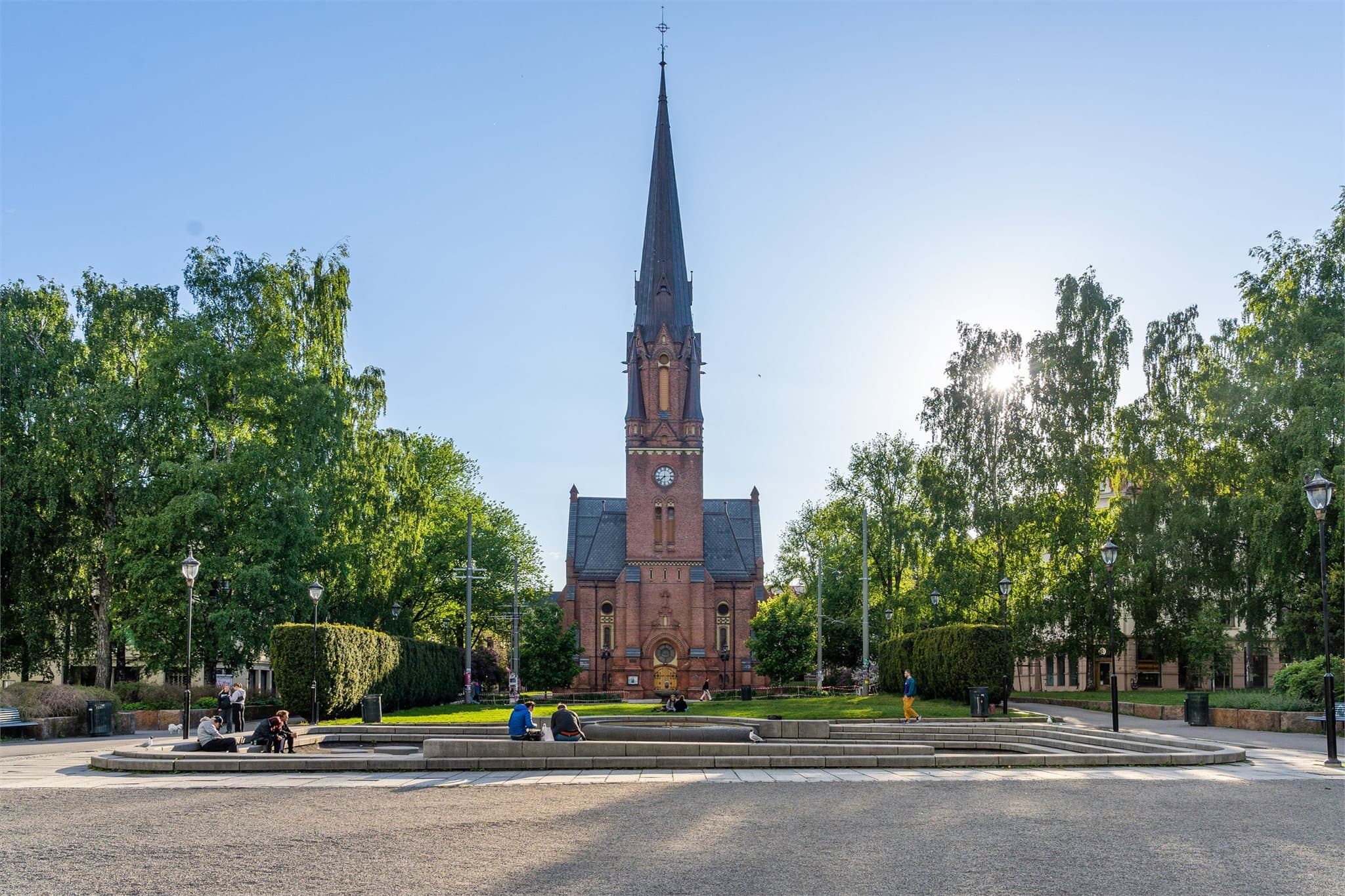 Birkelunden med erverdige Paulus kirke