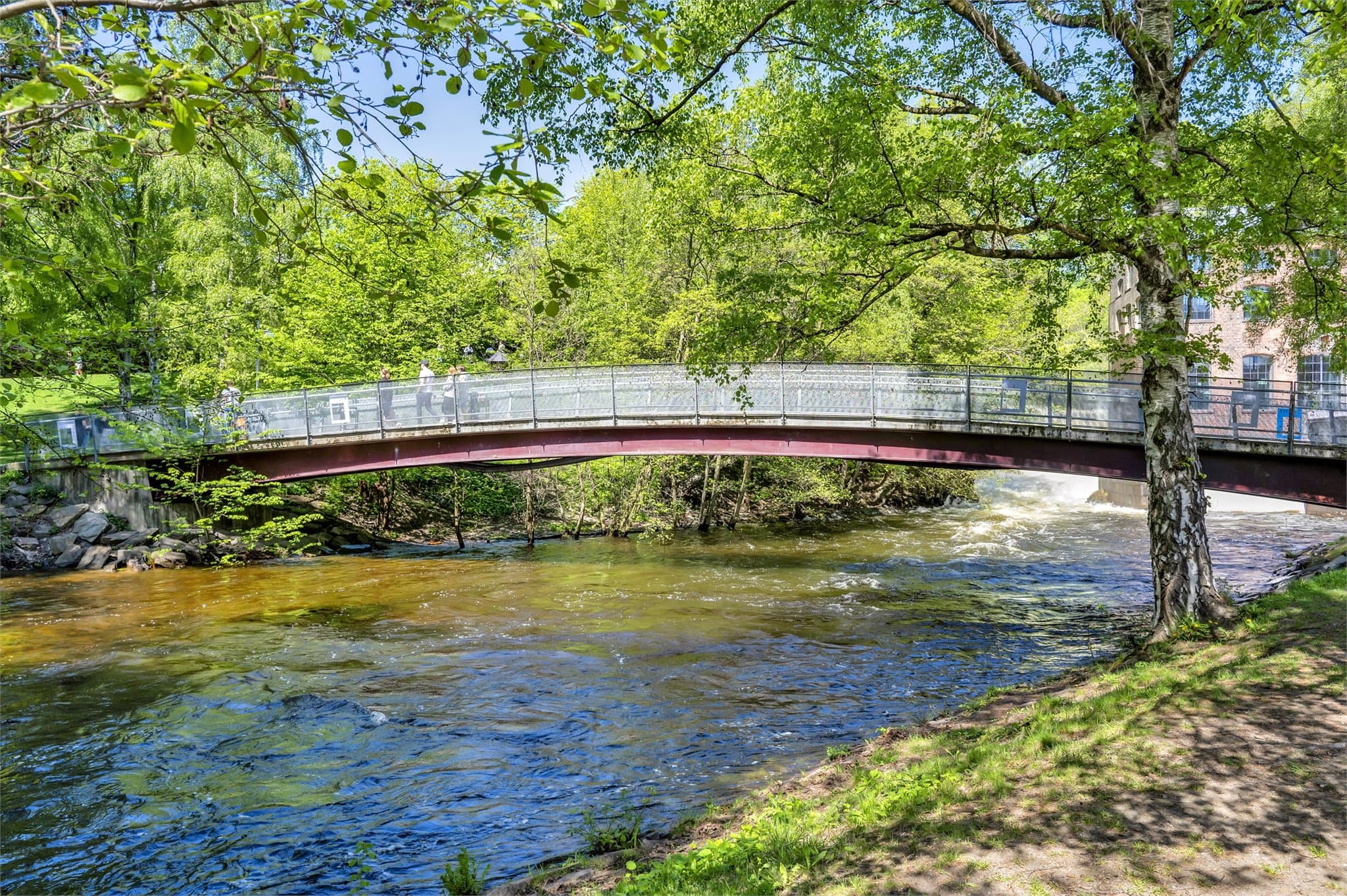 Frodige turstier langs Akerselva