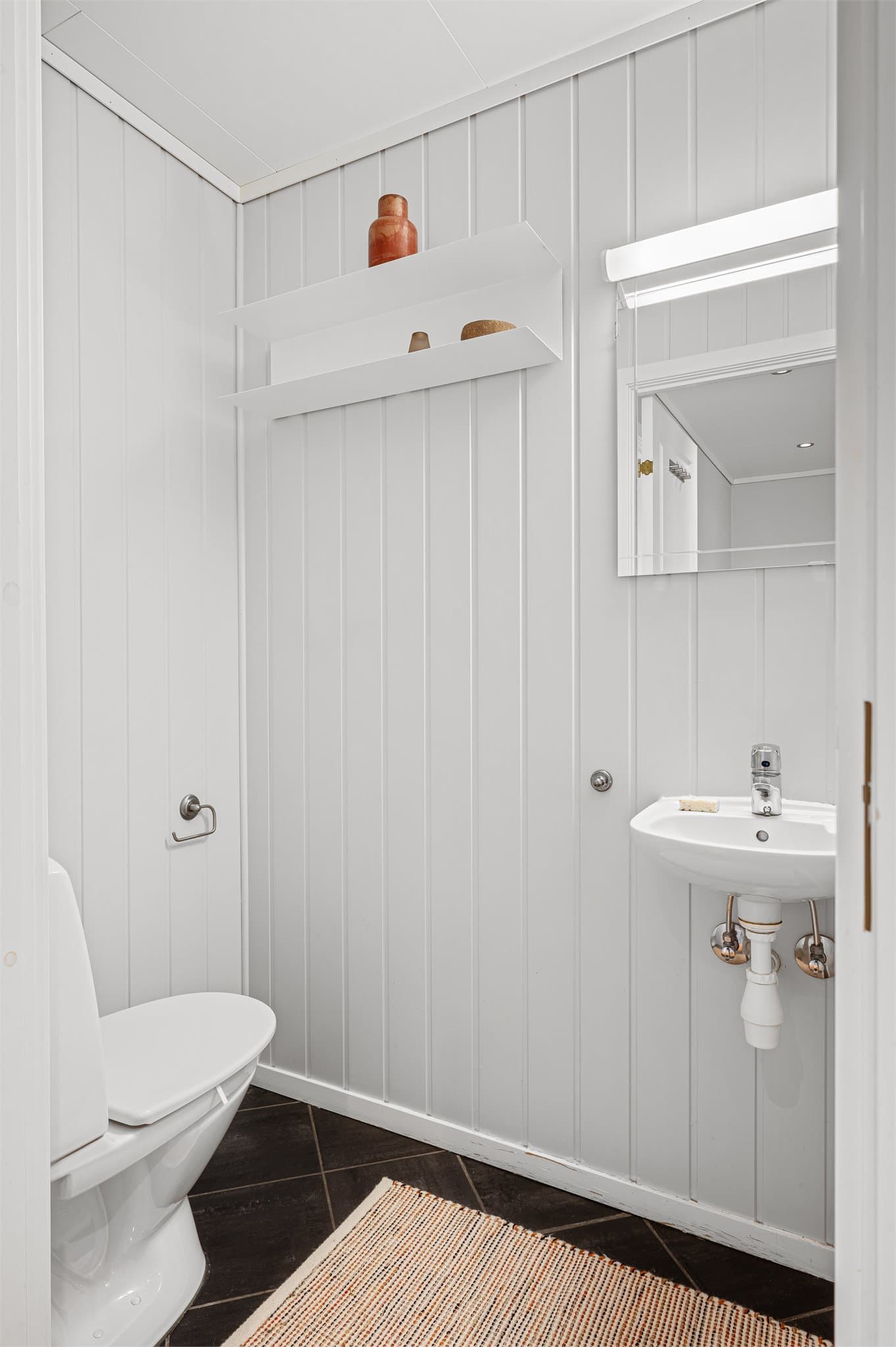 - WC måler 1,7 m² -