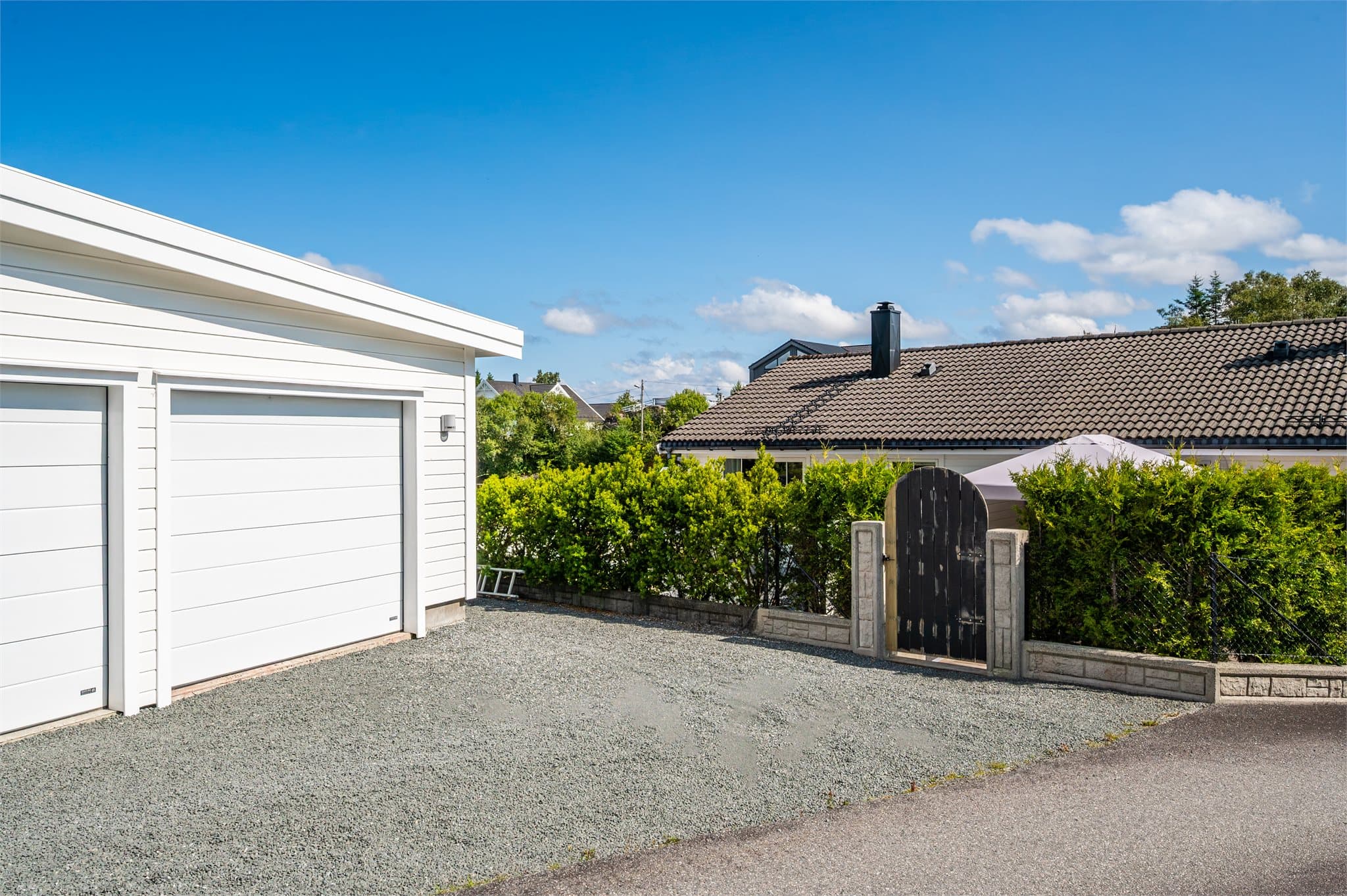 - Her får du med en halvpart av dobbeltgarasje fra 2019 -
