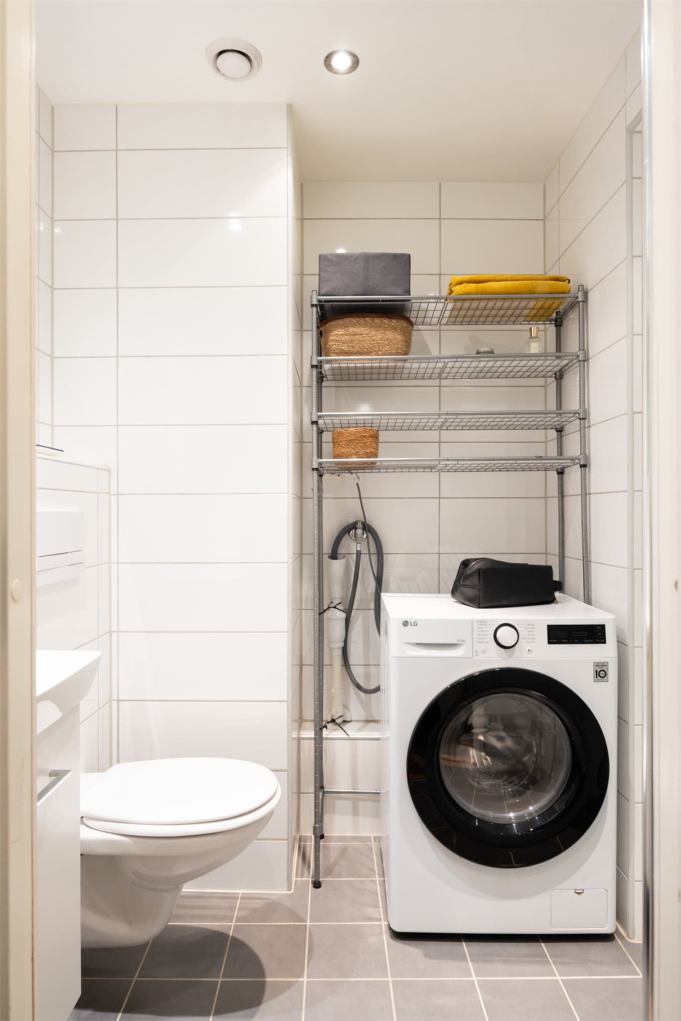 Opplegg for vaskemaskin.