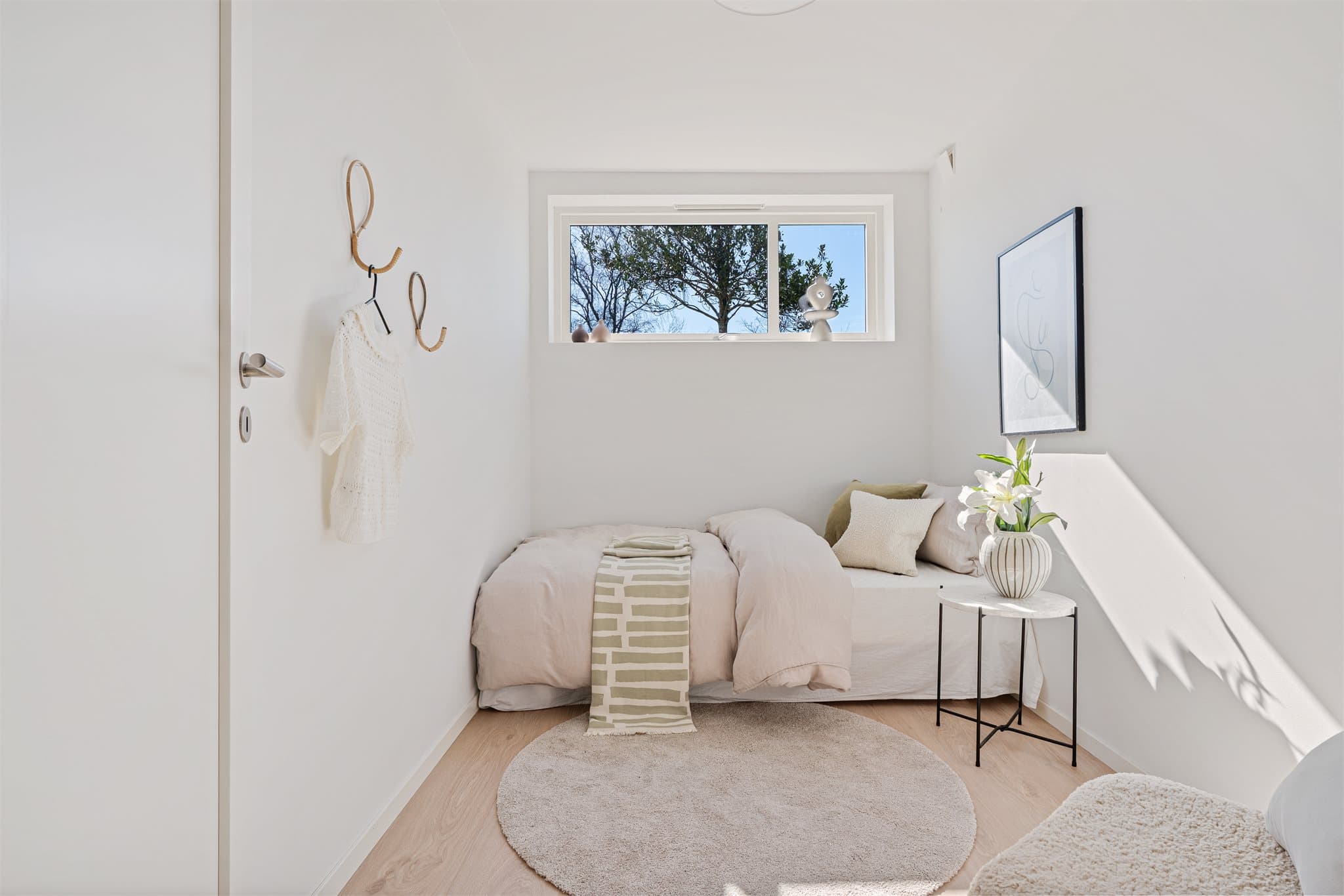 - De tre andre soverommene måler hhv. 6,4m², 6,2m² og 8m² -