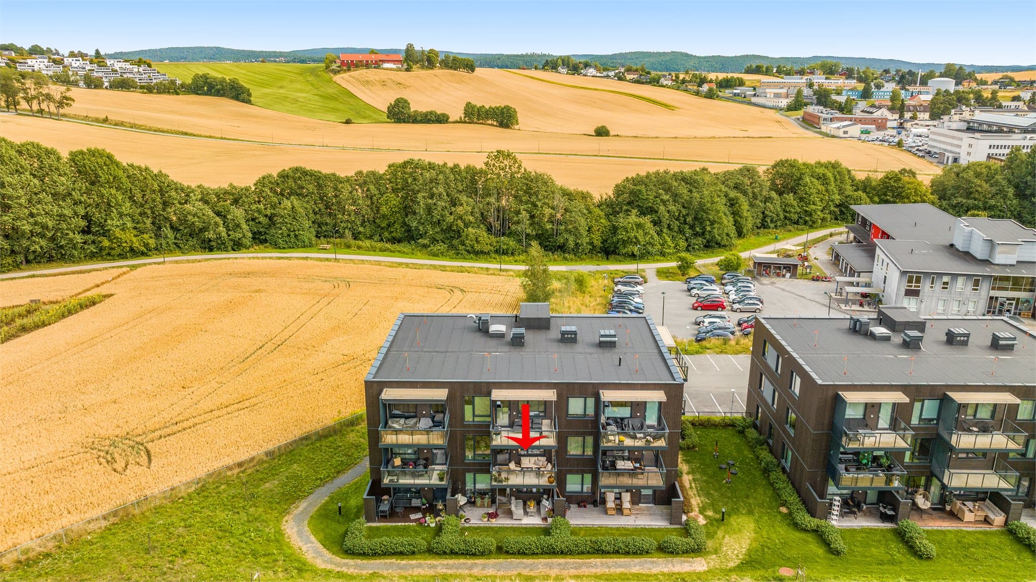 Fra leiligheten er det kort vei til OsloMet og Lillestrøm by.