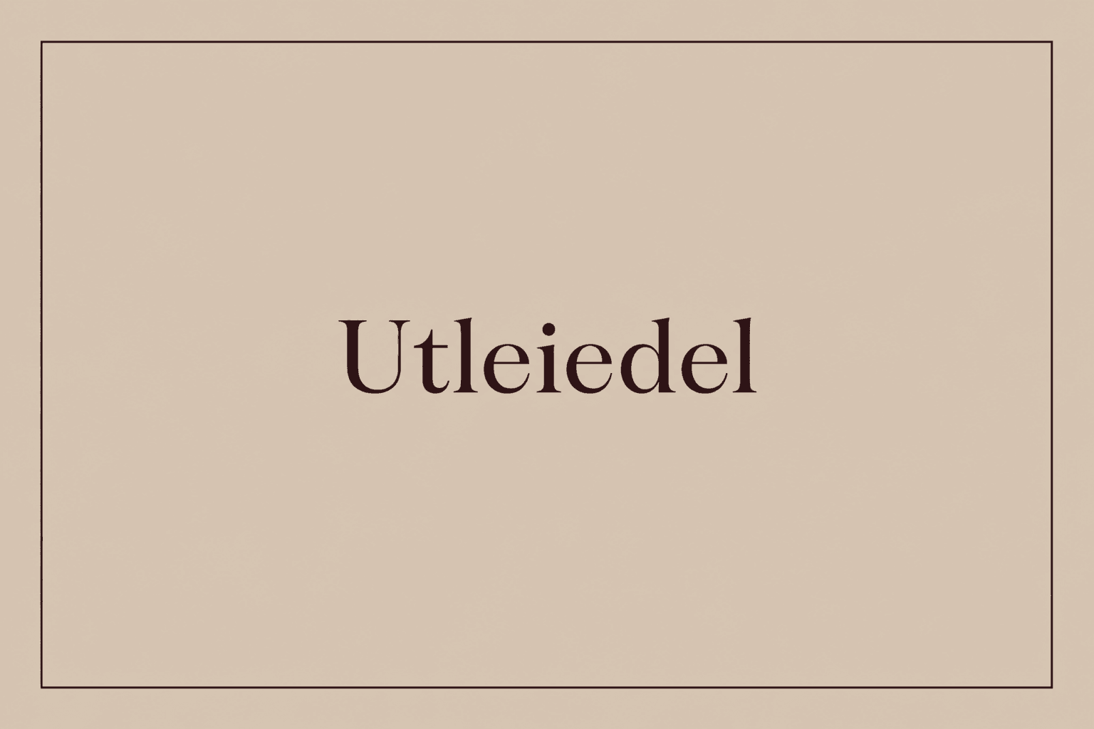 Utleiedel | Boenhet 2