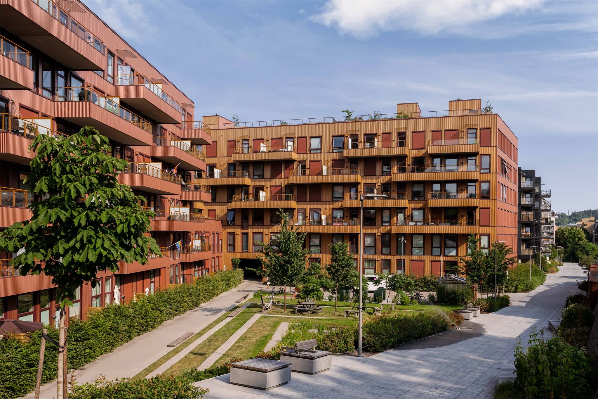 Tigergården er et miljøvennlig og unikt boligprosjekt som ble nominert til Oslo bys arkitekturpris 2023.