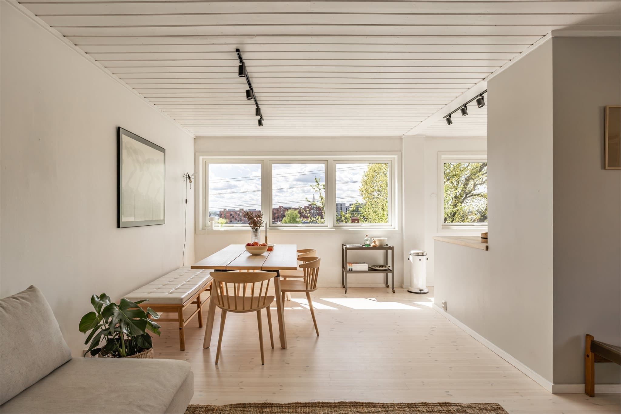 Her kan du invitere venner og familie til hyggelige middagsselskaper.