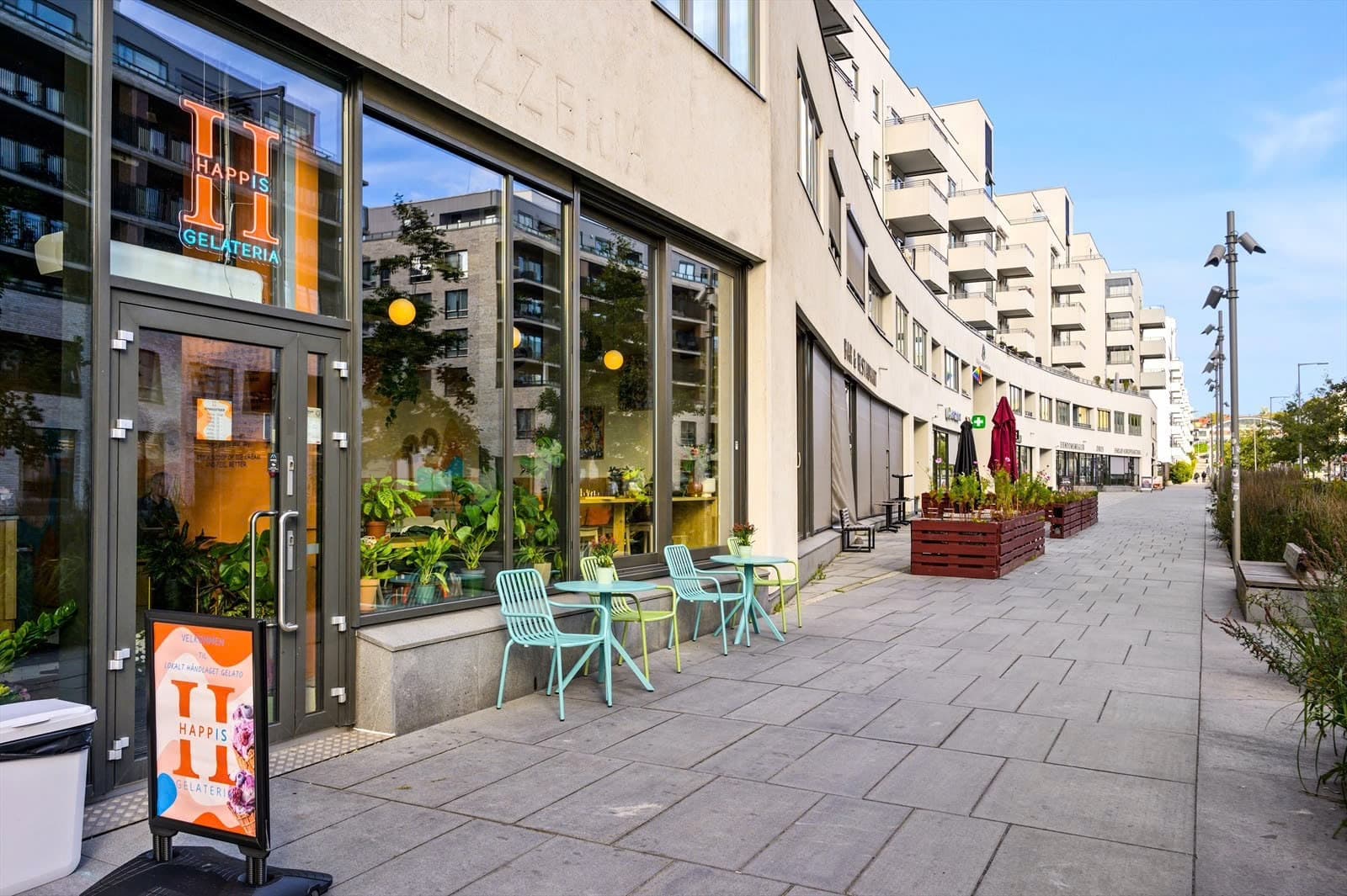 Happis hvor du kan nyte lokalprodusert gelato!