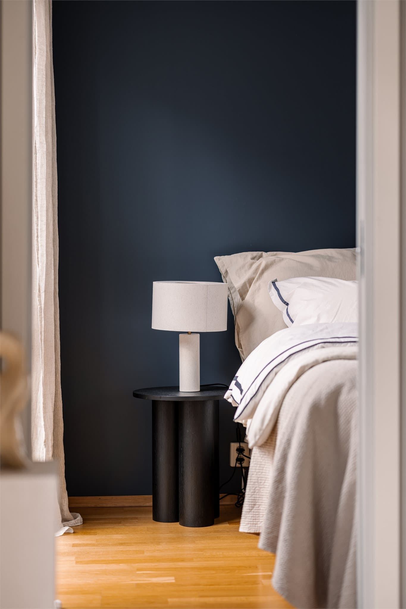 Gjennomtenkt fargepalett for en behagelig atmosfære.