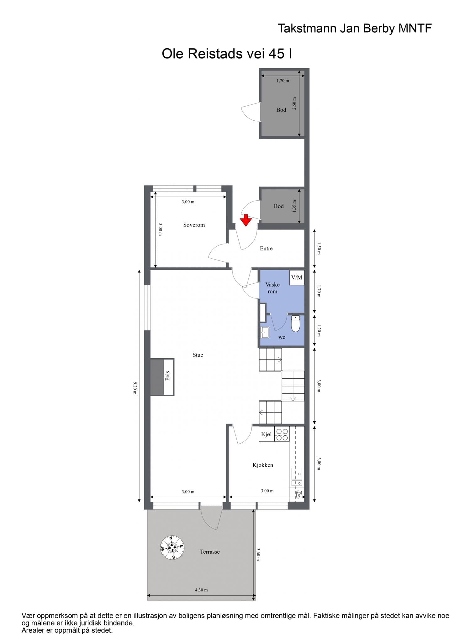 Plantegning 1.etasje.