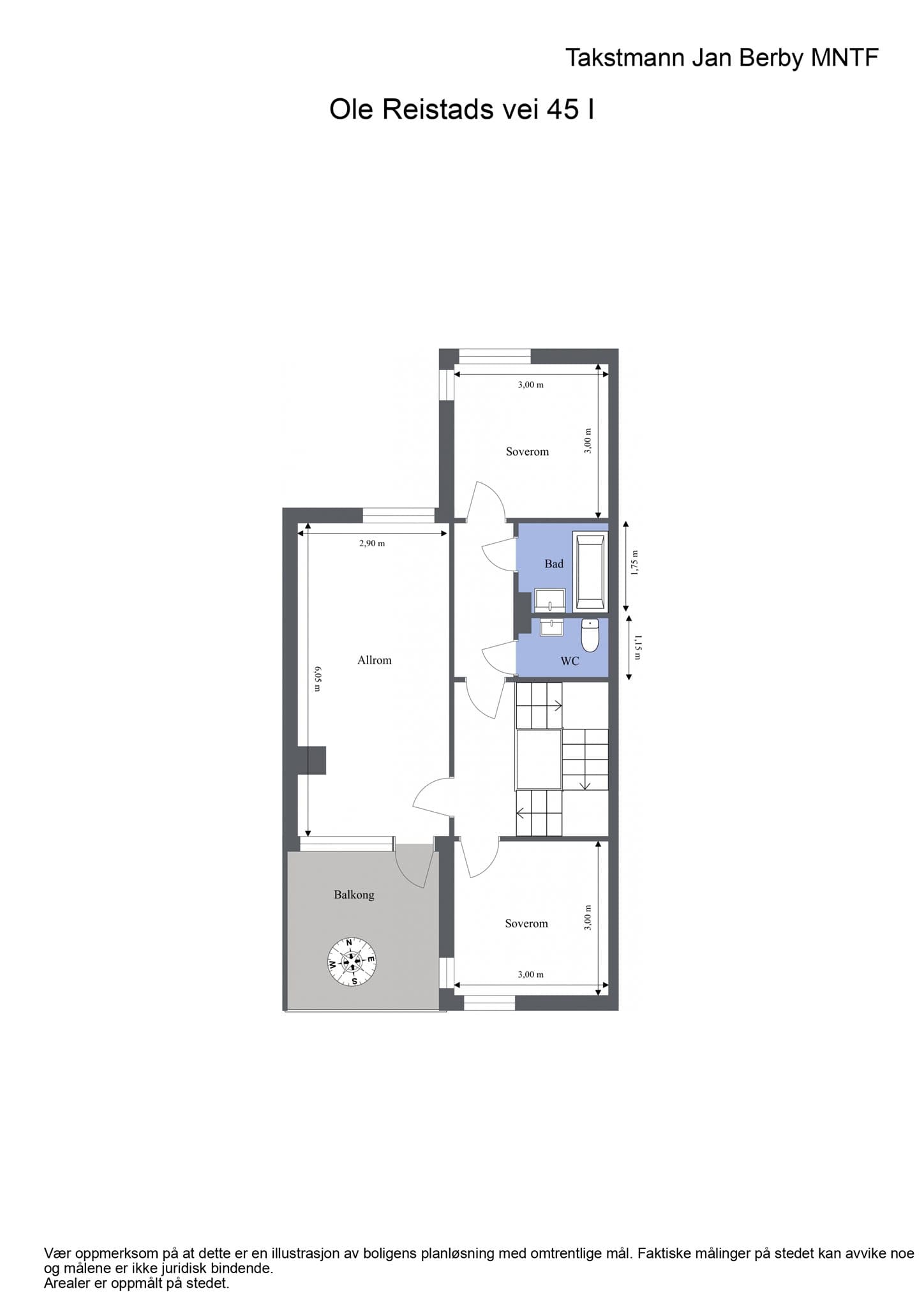 Plantegning 2. etasje.