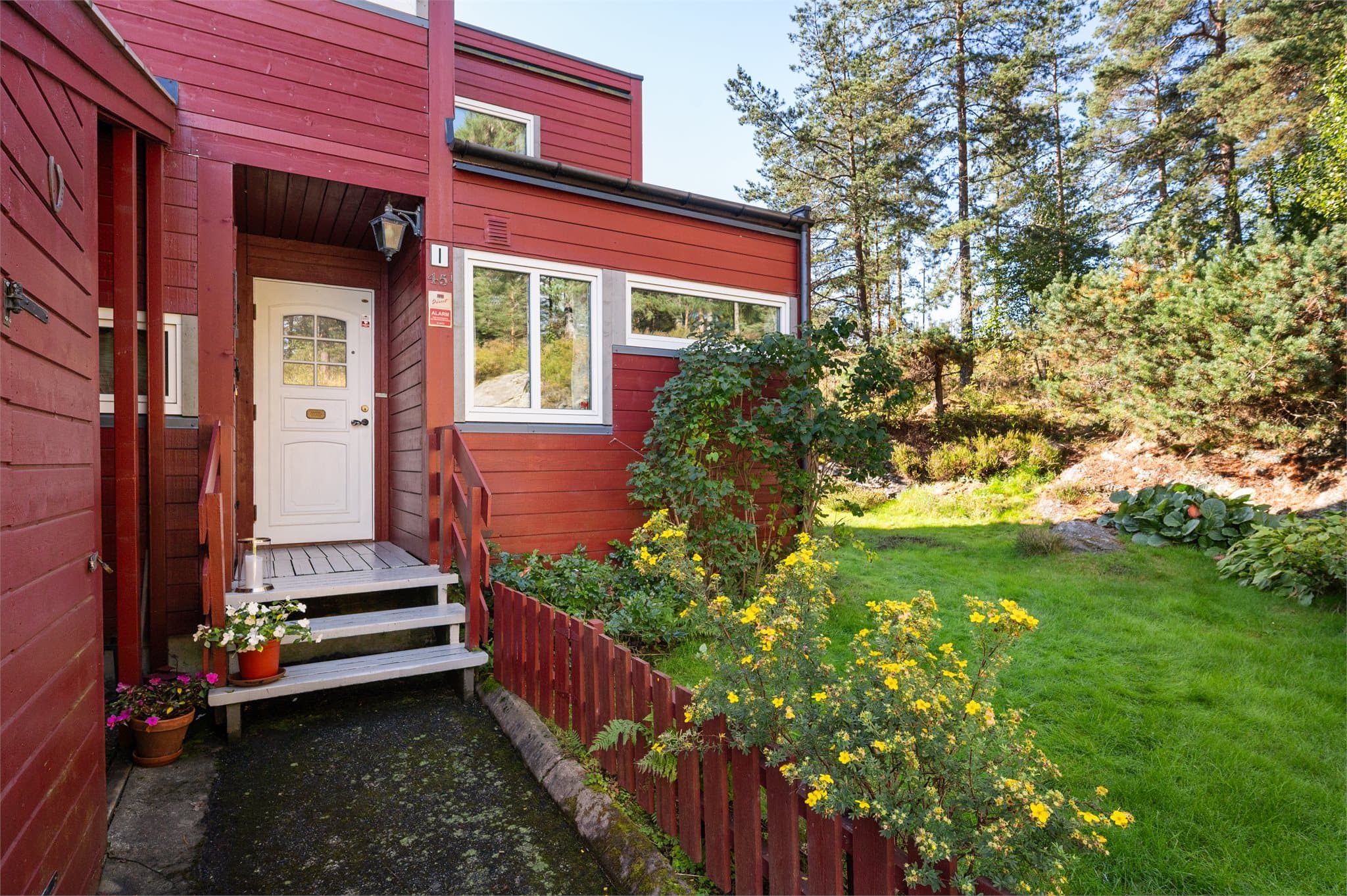 Fantastisk beliggenhet helt på enden, skjermet og tilbaketrukket.