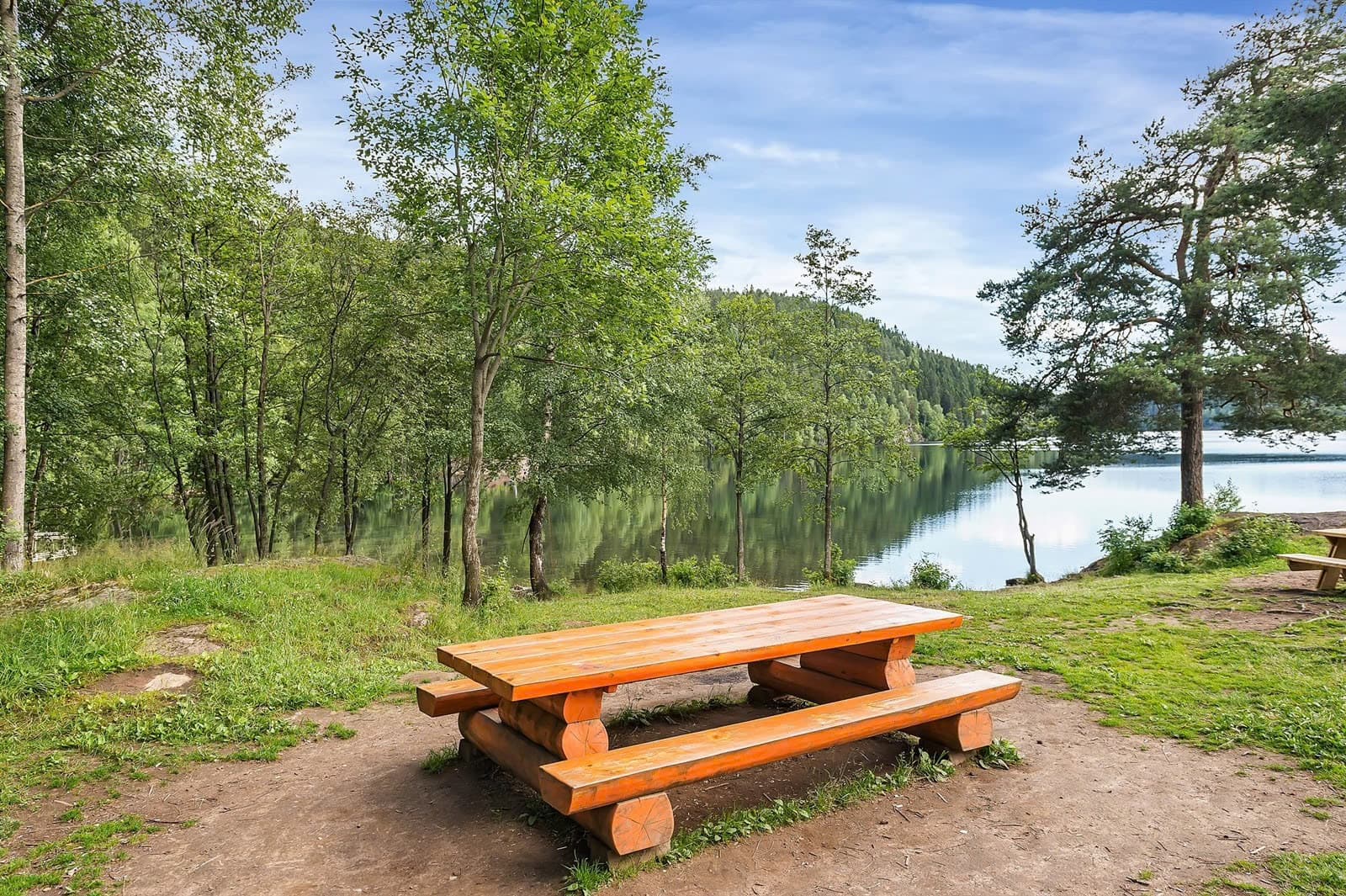 Lutvann er like i nærheten - her er det trillevei helt inn!