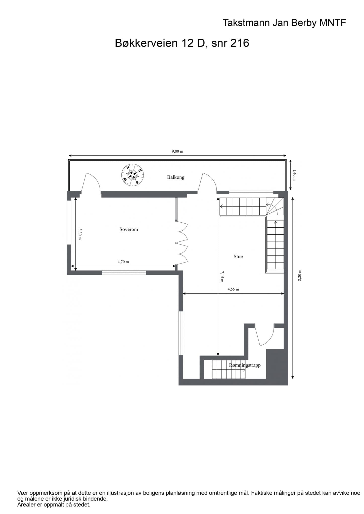 Plantegning - 5. Etasje.