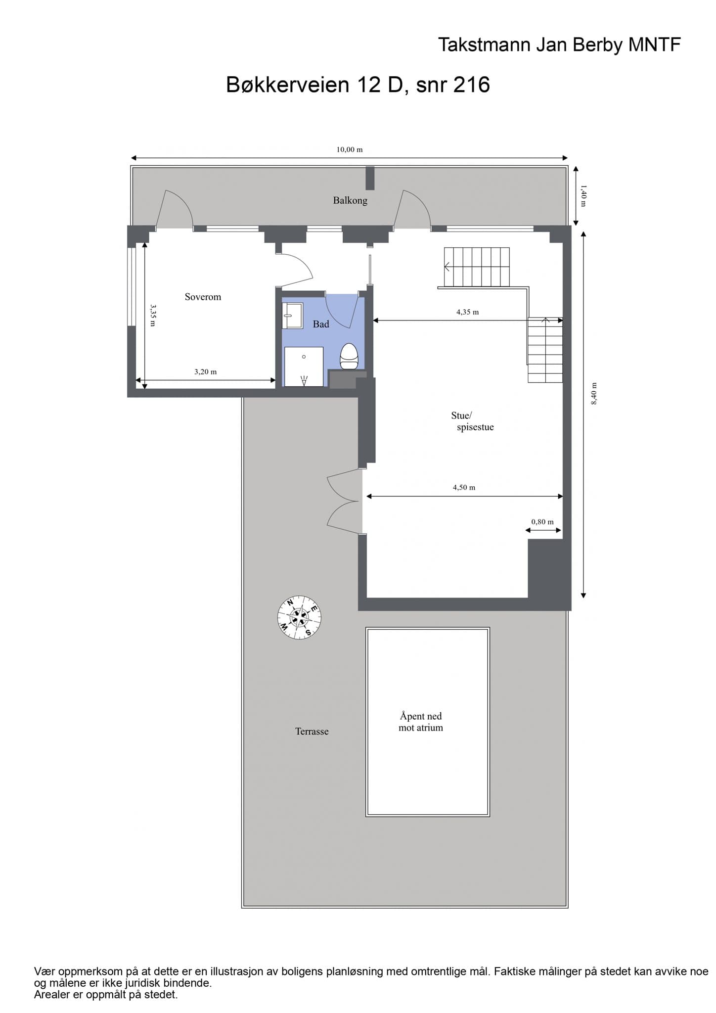 Plantegning - 4. Etasje.