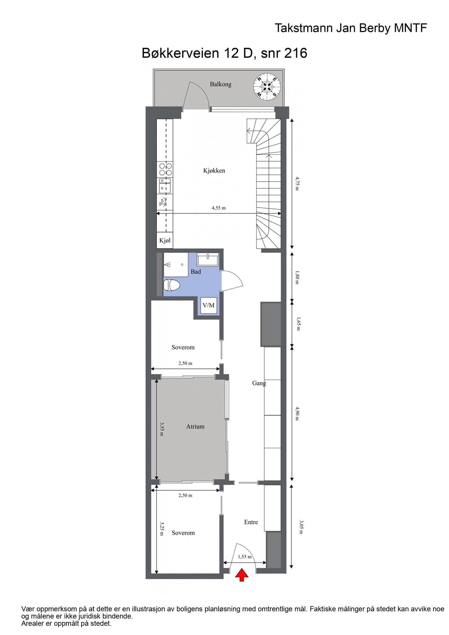 Plantegning - 3. Etasje.