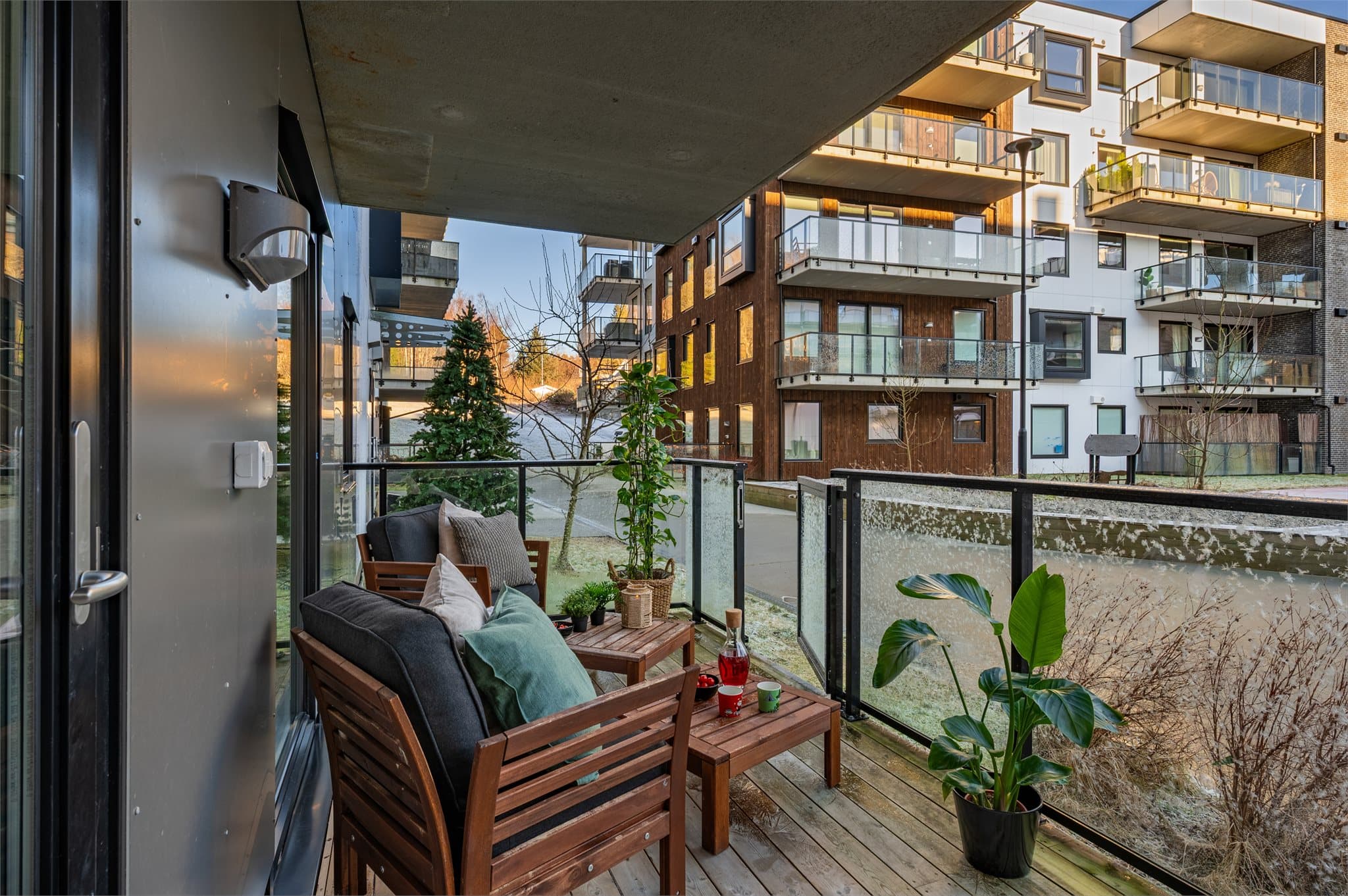 - Herlig balkong på 14m² -