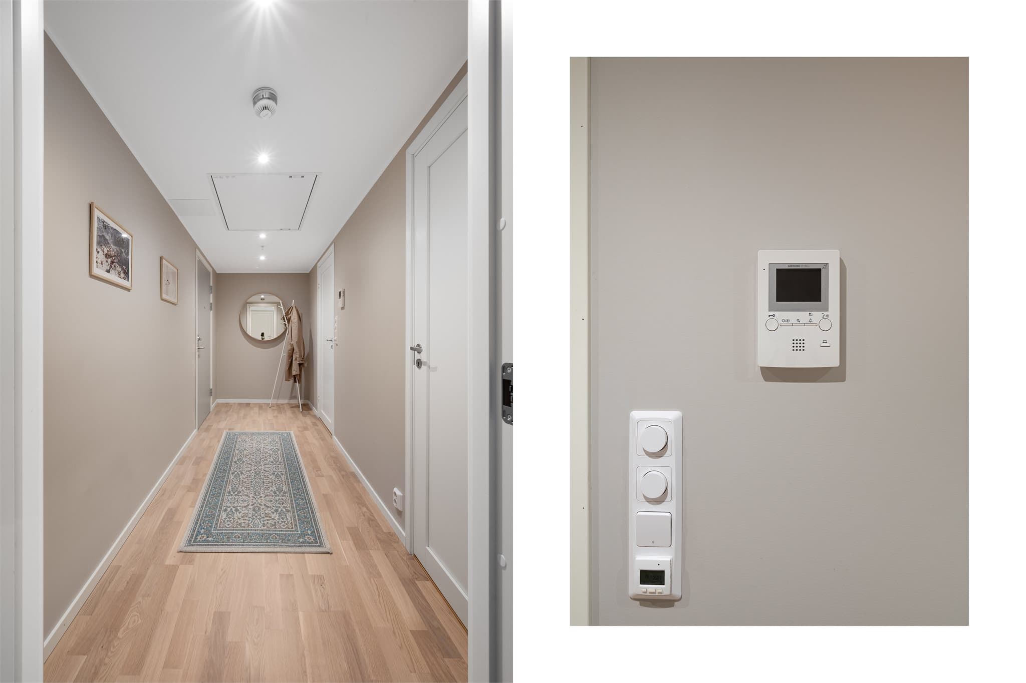 - Leiligheten har vannbåren varme med viftekonvektor i stue -