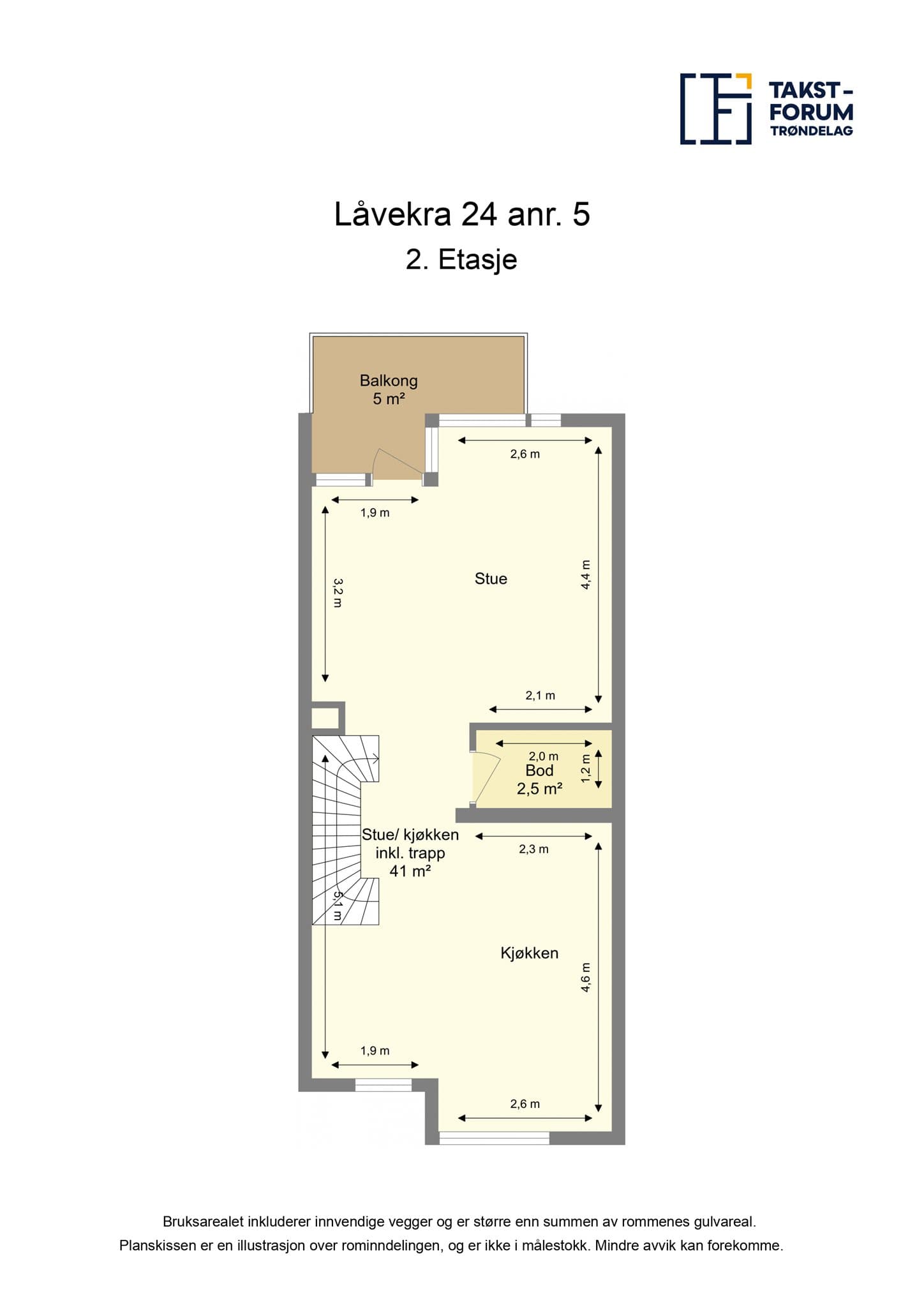 Plantegning - 2. etasje