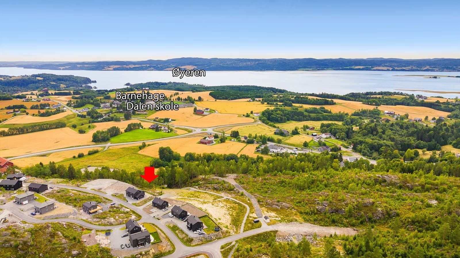Kort vei til barnehage og skole