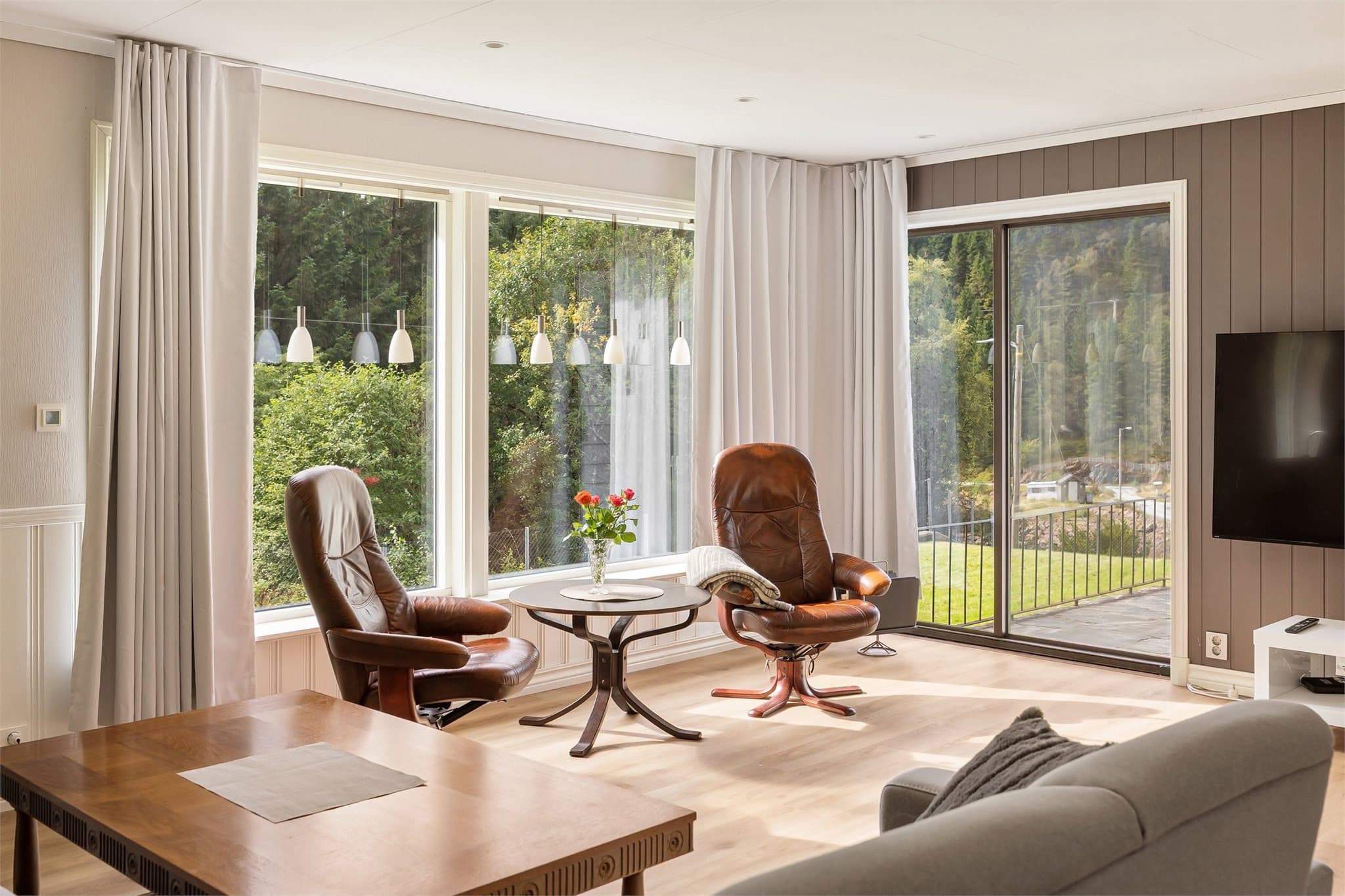 Stue/kjøkken måler 57,4m²