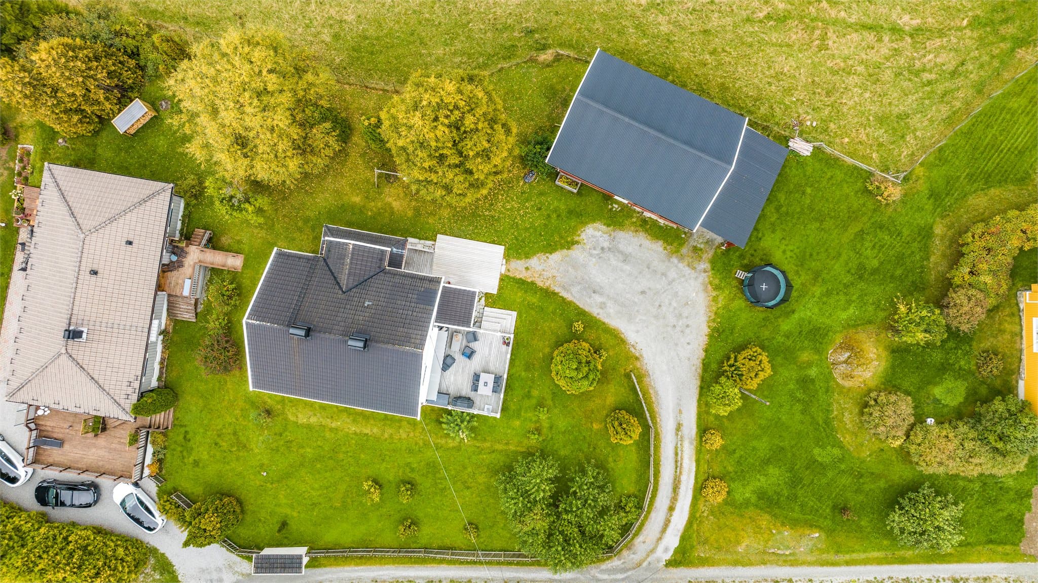 Her kan du nyte roen og følelsen av å ha god plass rundt deg.