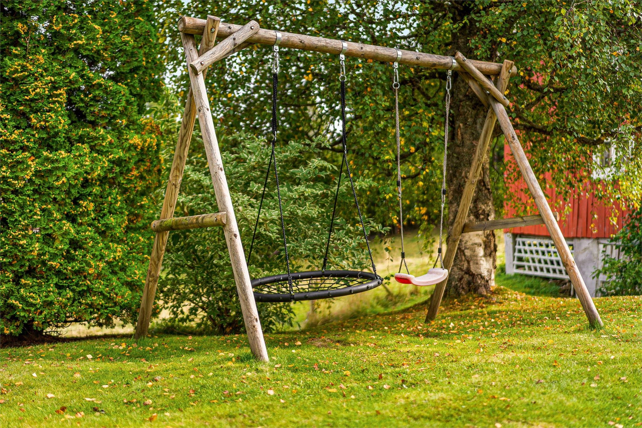 Her kan familien nyte roen og følelsen av å ha god plass rundt deg.
