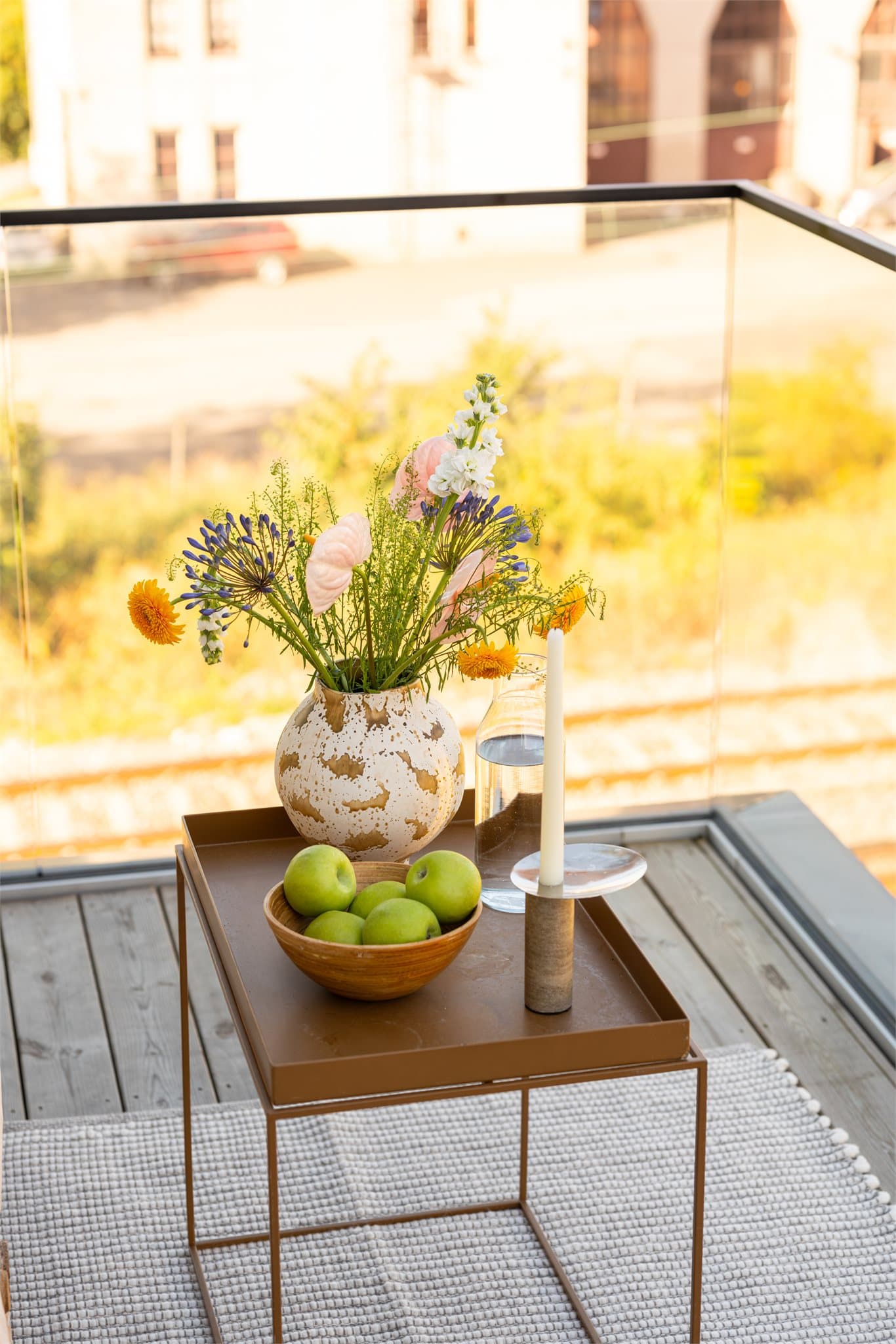 En fin uteplass for rekreasjon og sosialt samvær.