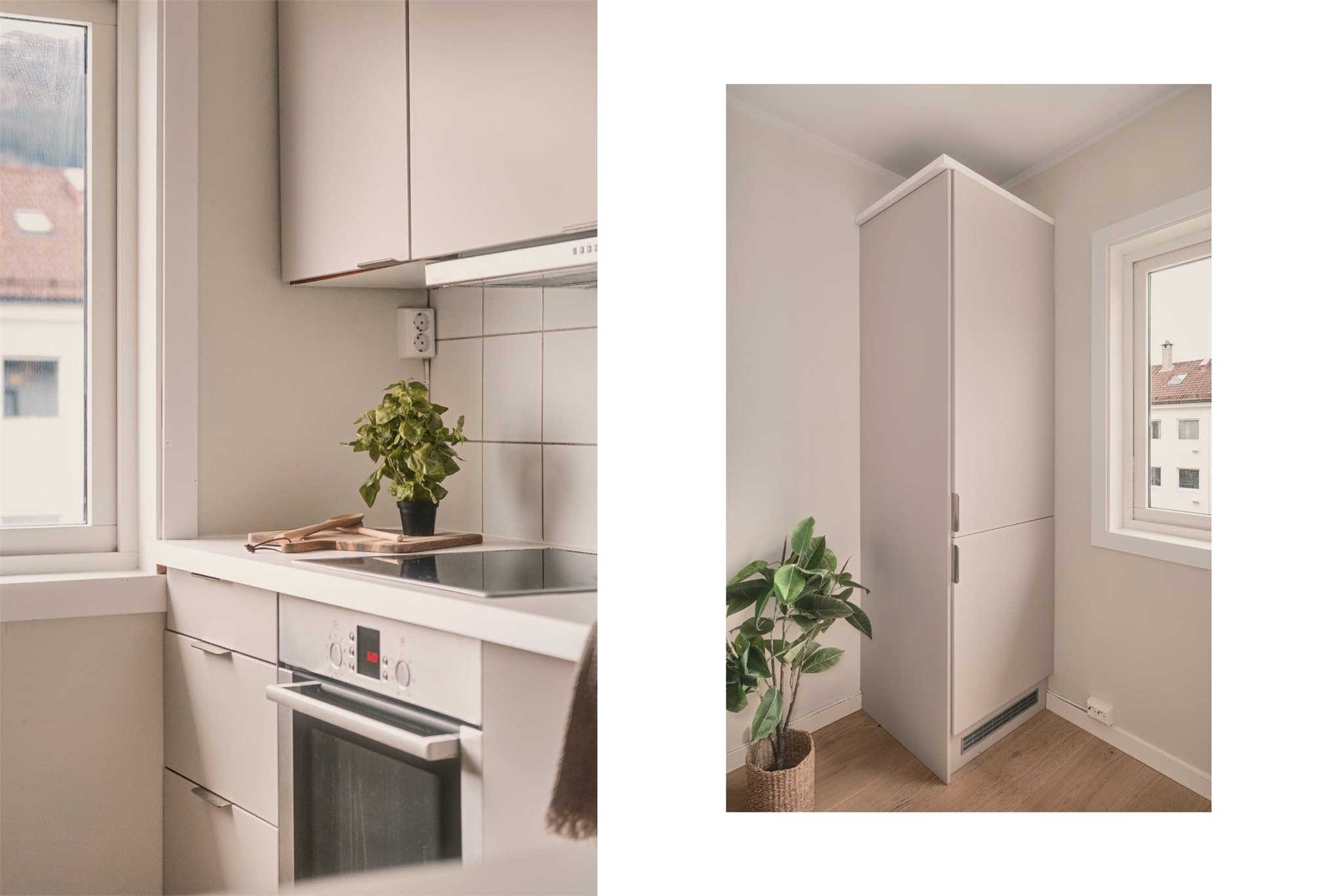 - Kjøkkenet ble oppgradert i 2019 med ny benkeplate og vask. Kjøkkeninnredningen er ny i 2026 -