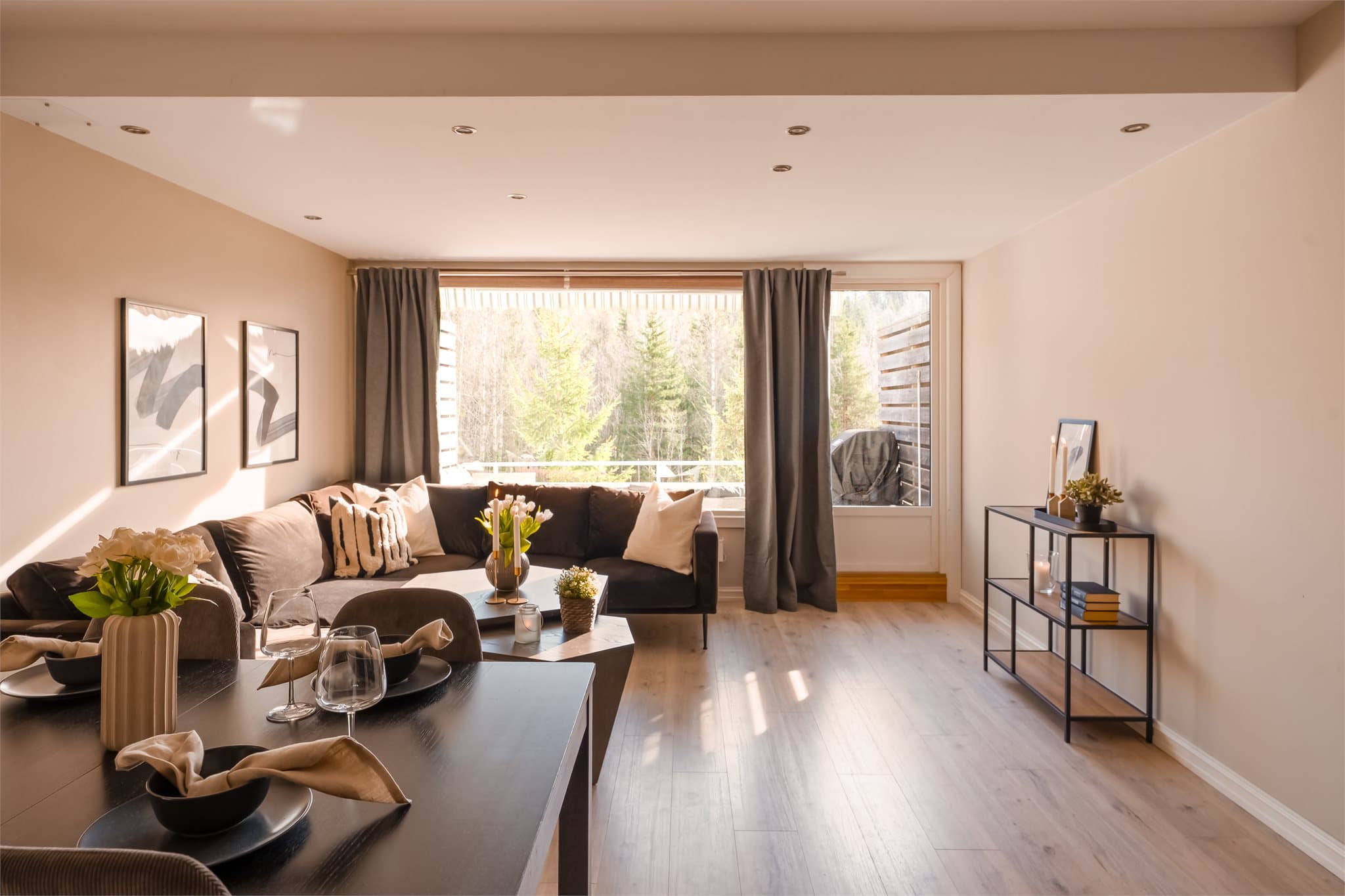 Dette er en perfekt førstegangsleilighet, hvor man kan flytte rett inn!