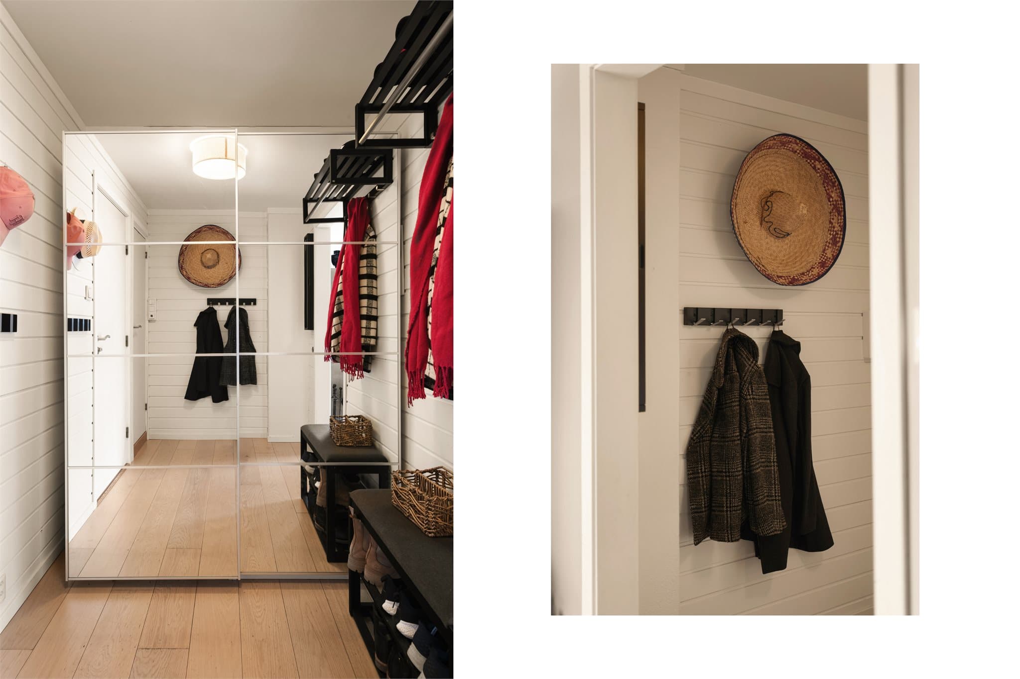 - Du blir ønsket velkommen hjem til en åpen og romslig entré. Merk skyvedørsgarderobe som medfølger kostnadsfritt! -