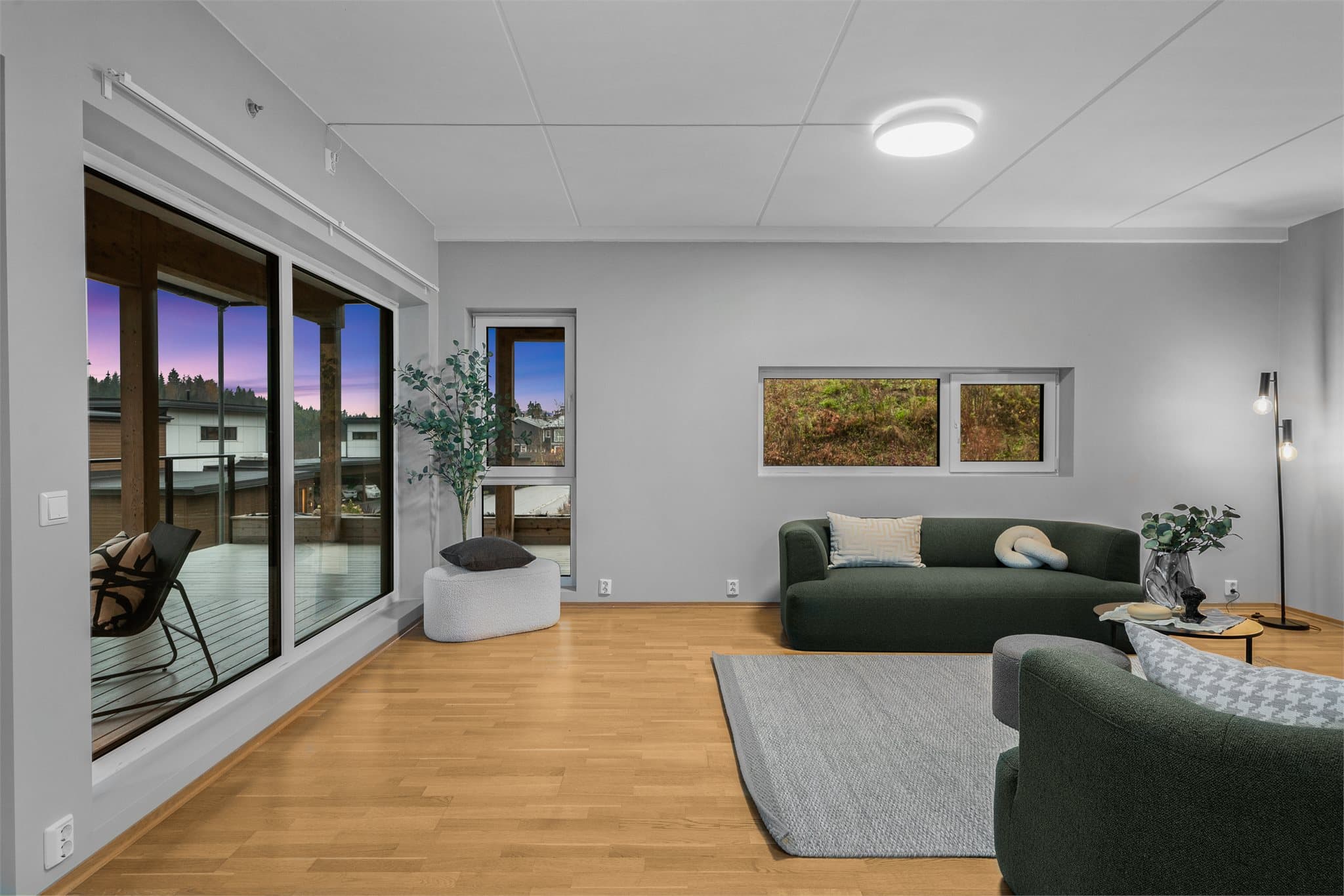 Boligen har balansert ventilasjon - det bidrar til lavere energikostnader og et godt inneklima.