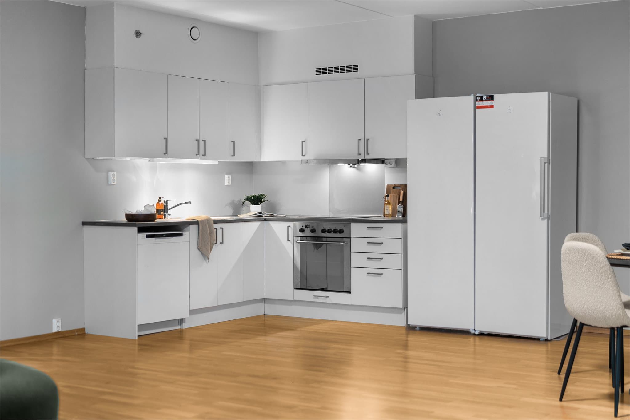 Kjøkkenet har fått TG1 fra takstman.