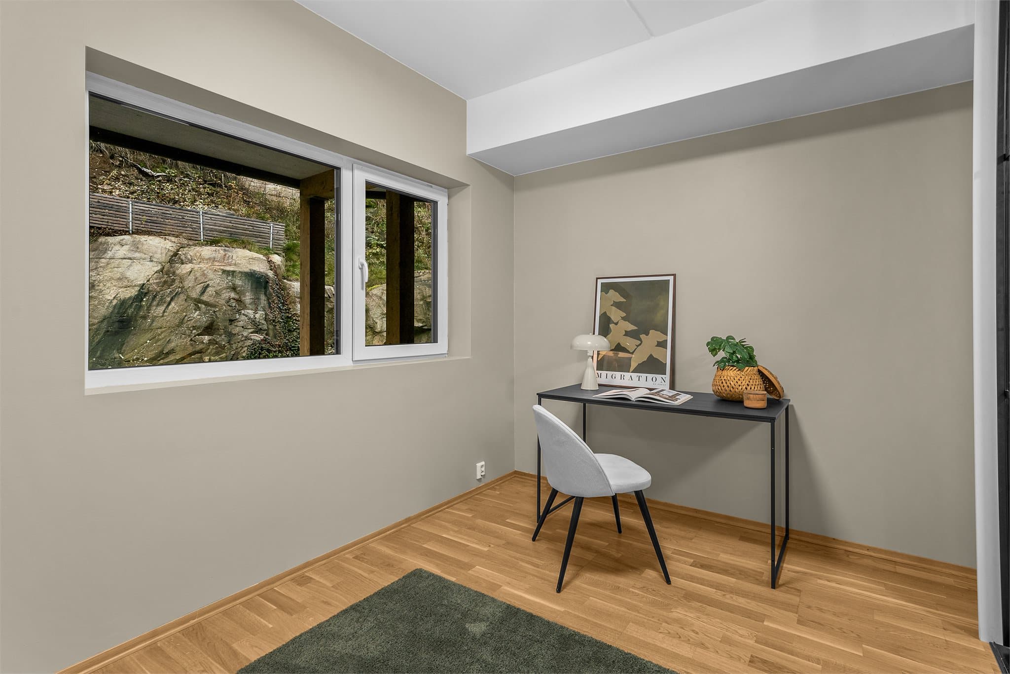 Alle tre soverommene holder en moderne standard.