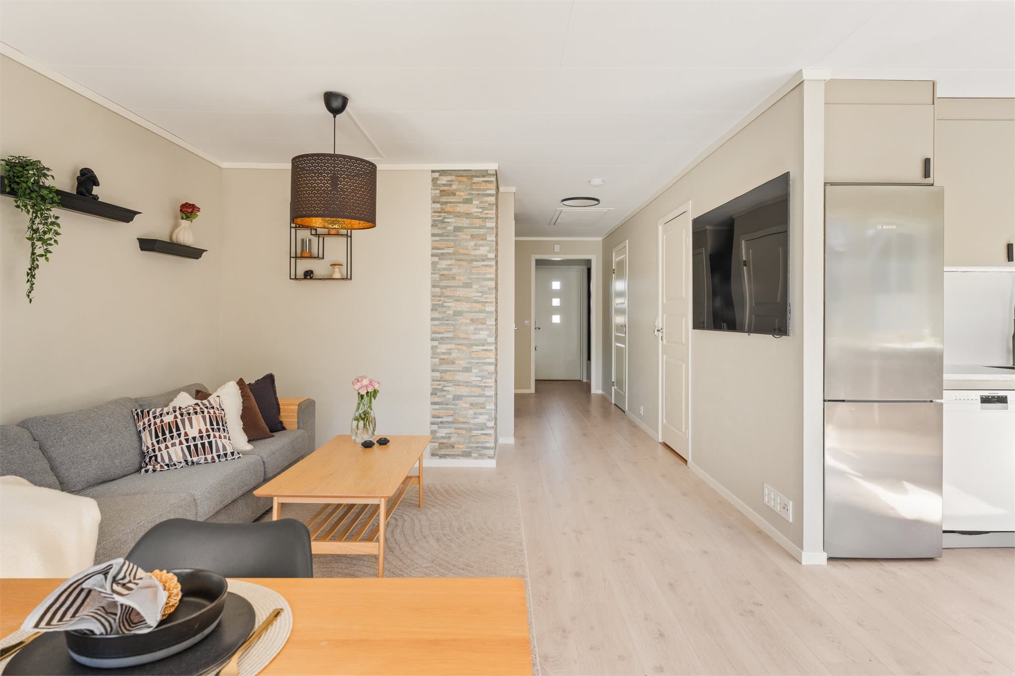 - Her bosetter du deg i en flott leilighet passende flere livsfaser -