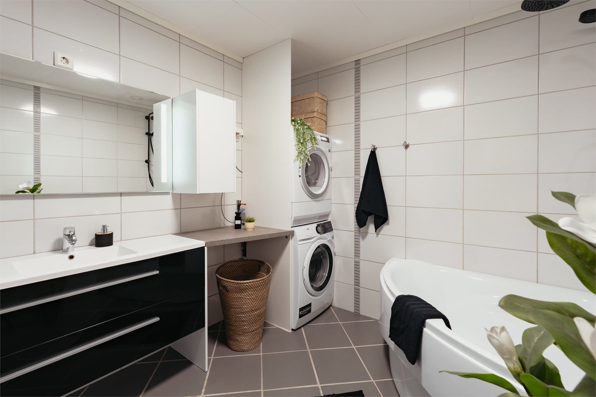 - Lekkert, helfliset bad som måler hele 7,2m² -