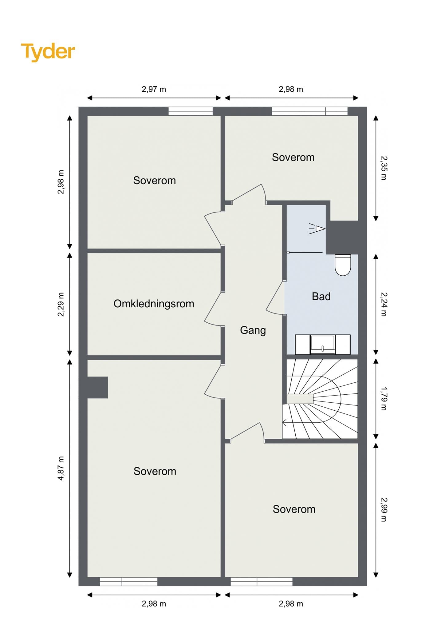 Plantegning 2.Etasje