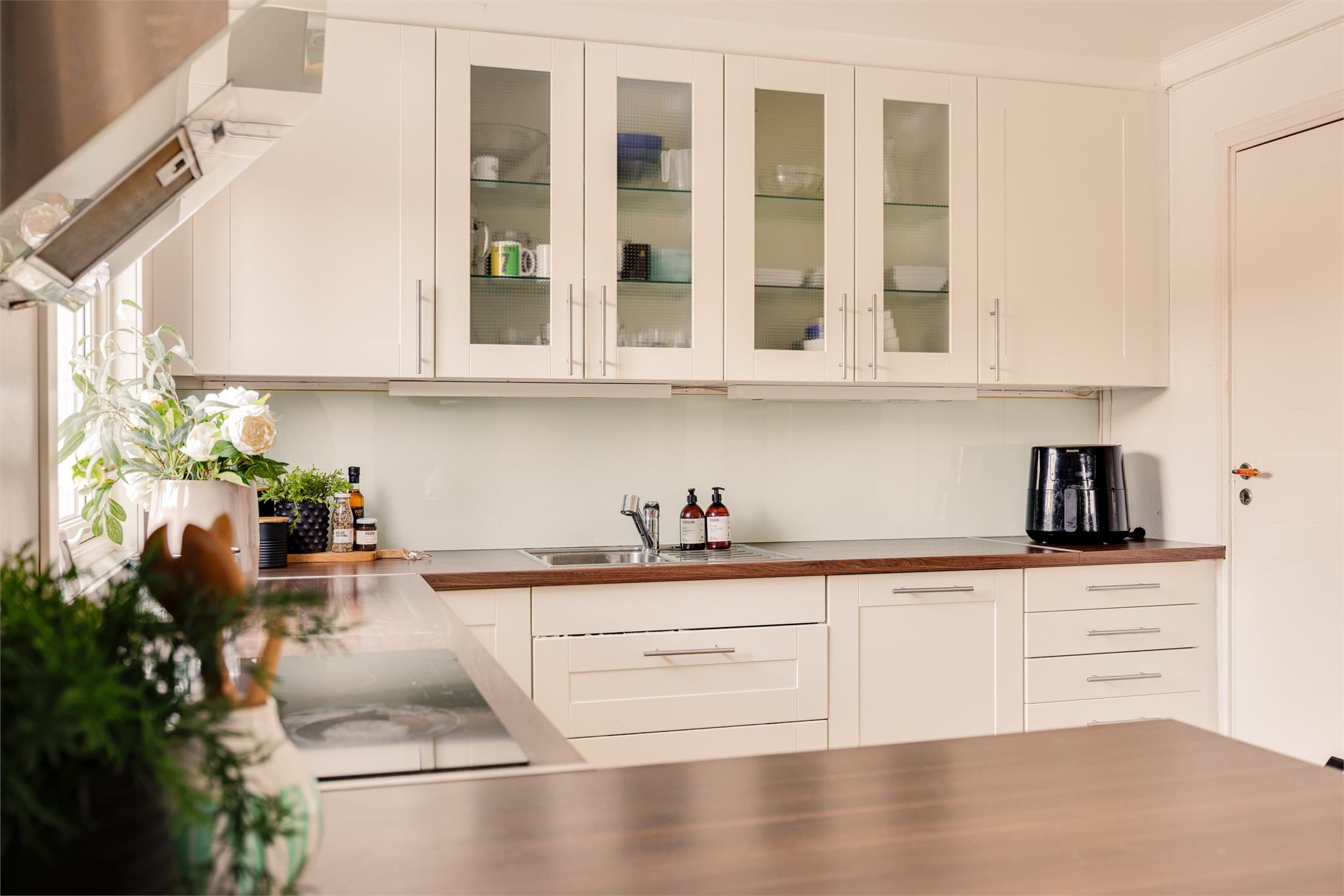 Her er det ingen mangel på oppbevaringsmuligheter.