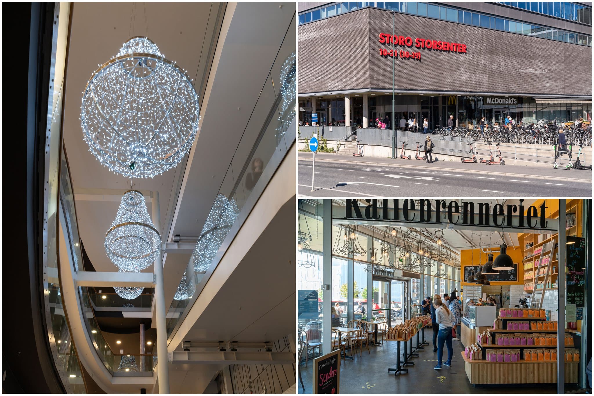 Storo Storsenter, Oslos største kjøpesenter, ligger like i nærheten med et bredt utvalg av butikker og servicetilbud.