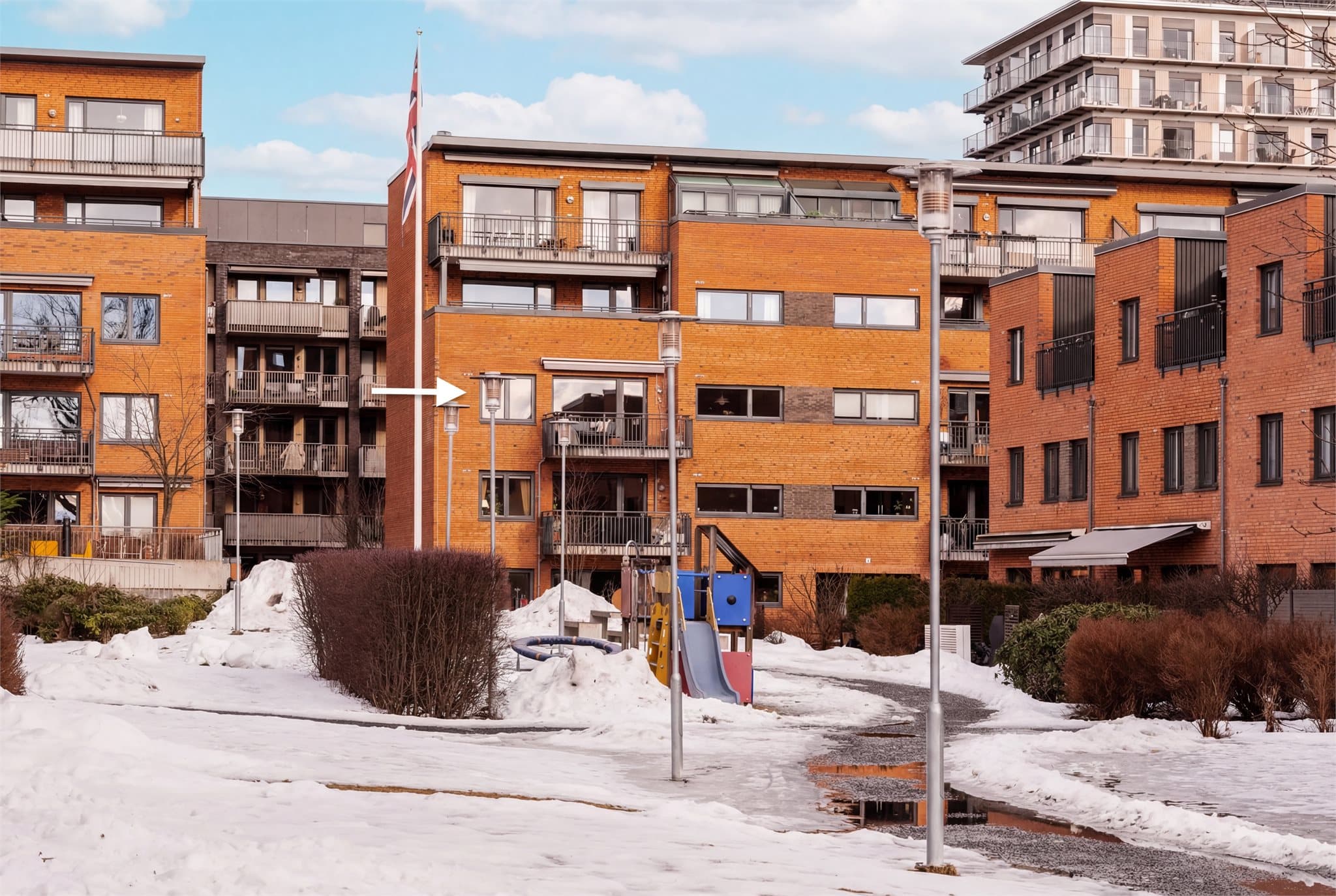 Sameiet byr på velstelte og hyggelige fellesområder for beboernes trivsel.