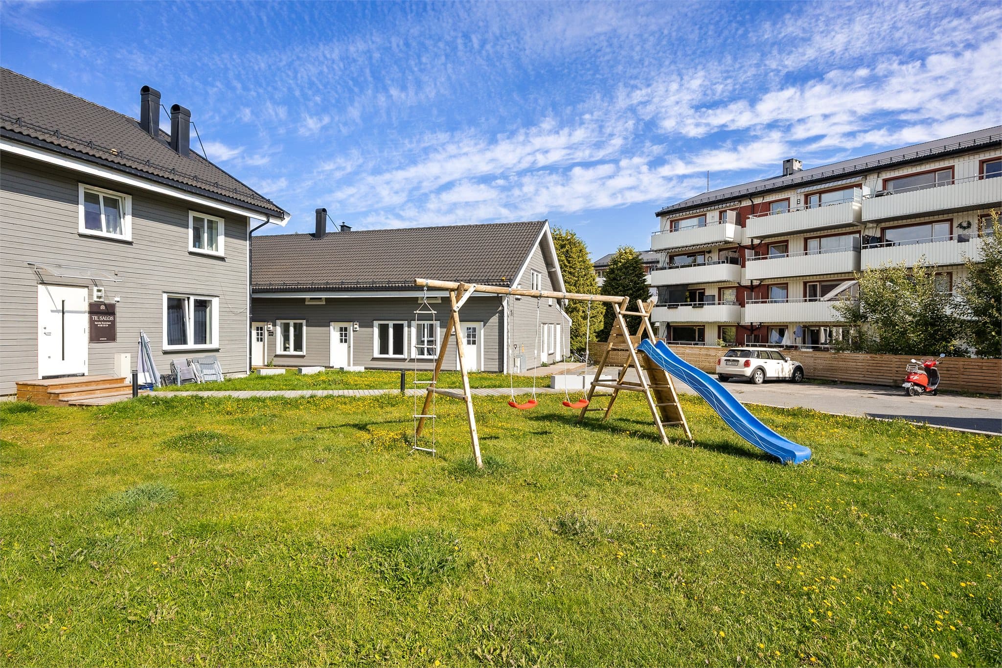 Flott opparbeidet fellesareal.