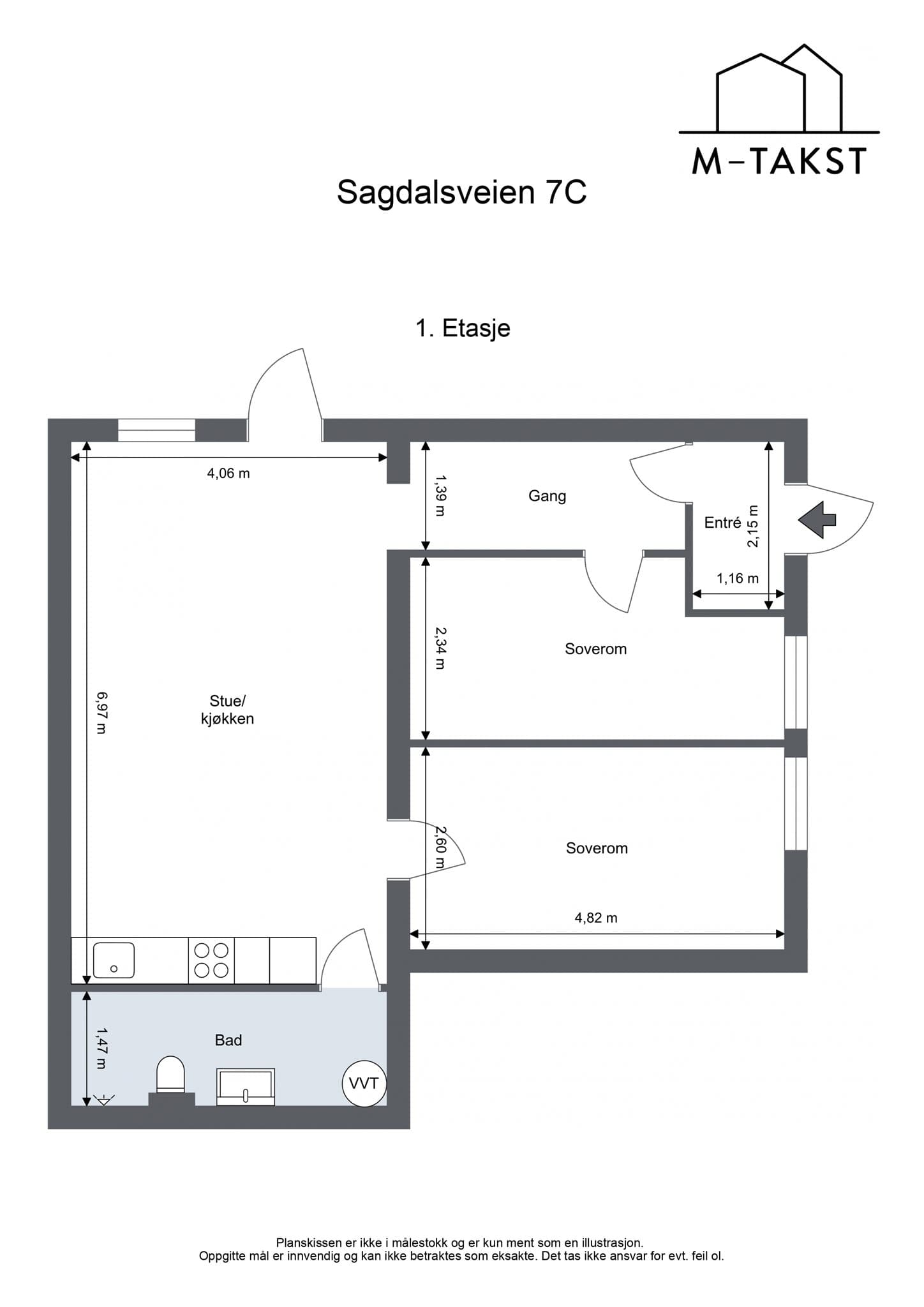 Plantegning- 1. Etasje
