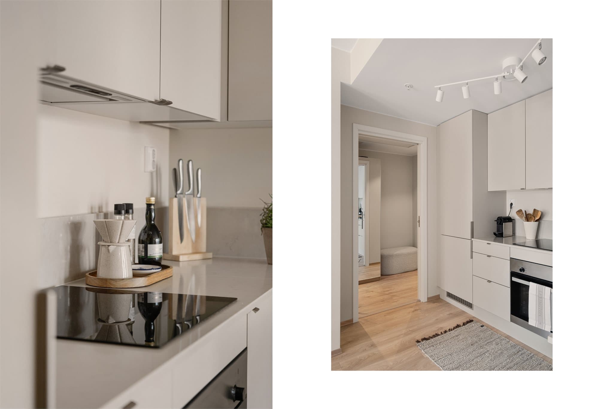 - Ny eier får glede av integrert induksjonsplatetopp, innbygd stekeovn, integrert oppvaskmaskin og
kombiskap -