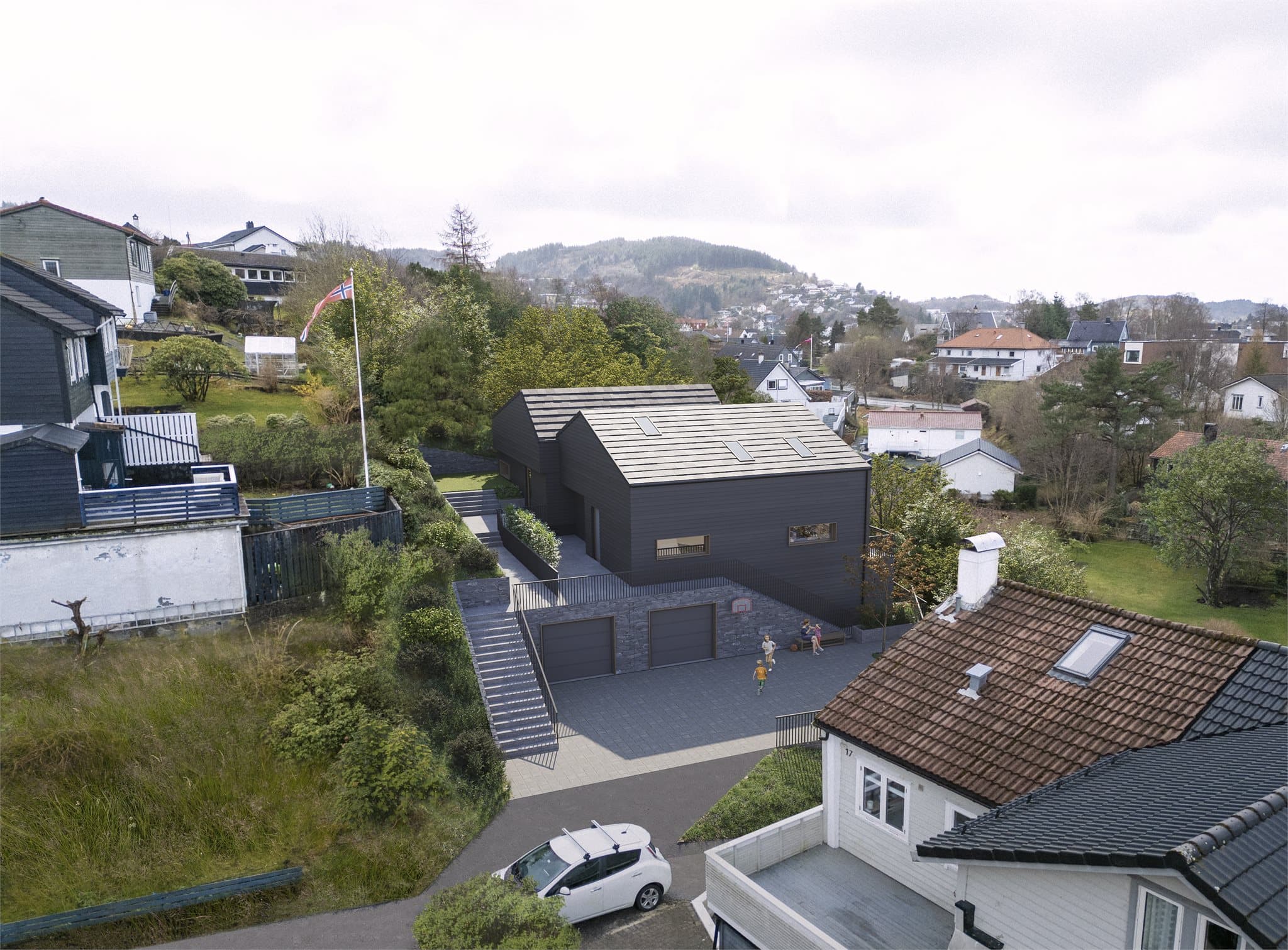 - Tomannsboligene leveres med høy standard i et meget sentralt og populært område -