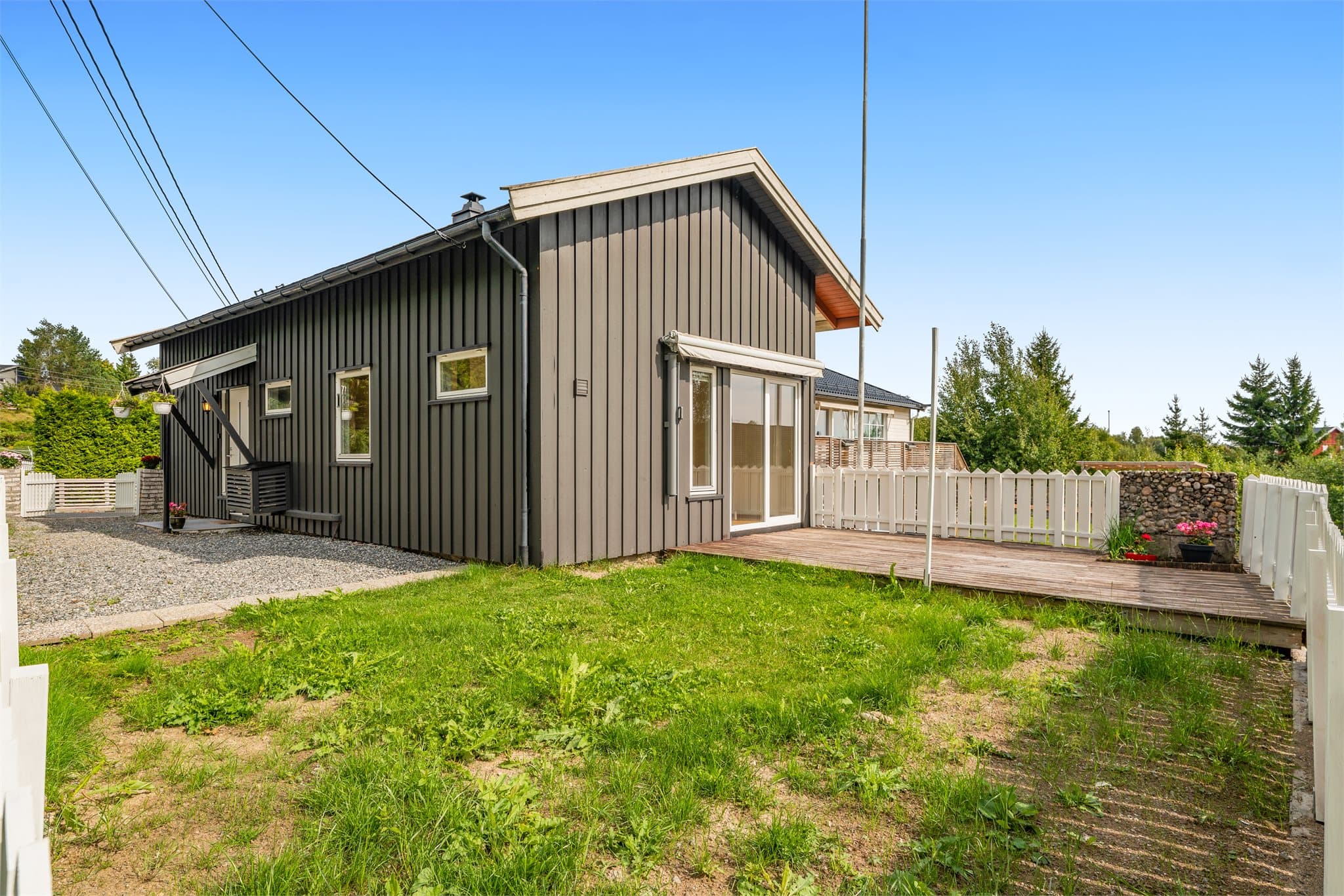 Uteplassen.