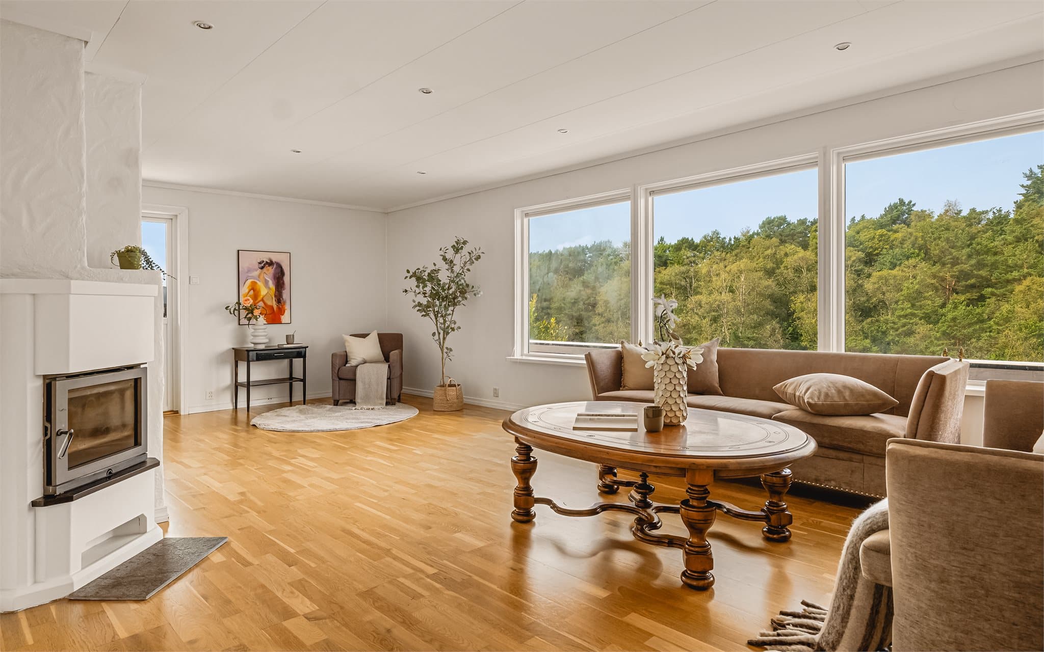 Peisinnsatsen er levert av Jøtul og ble skiftet i 2006